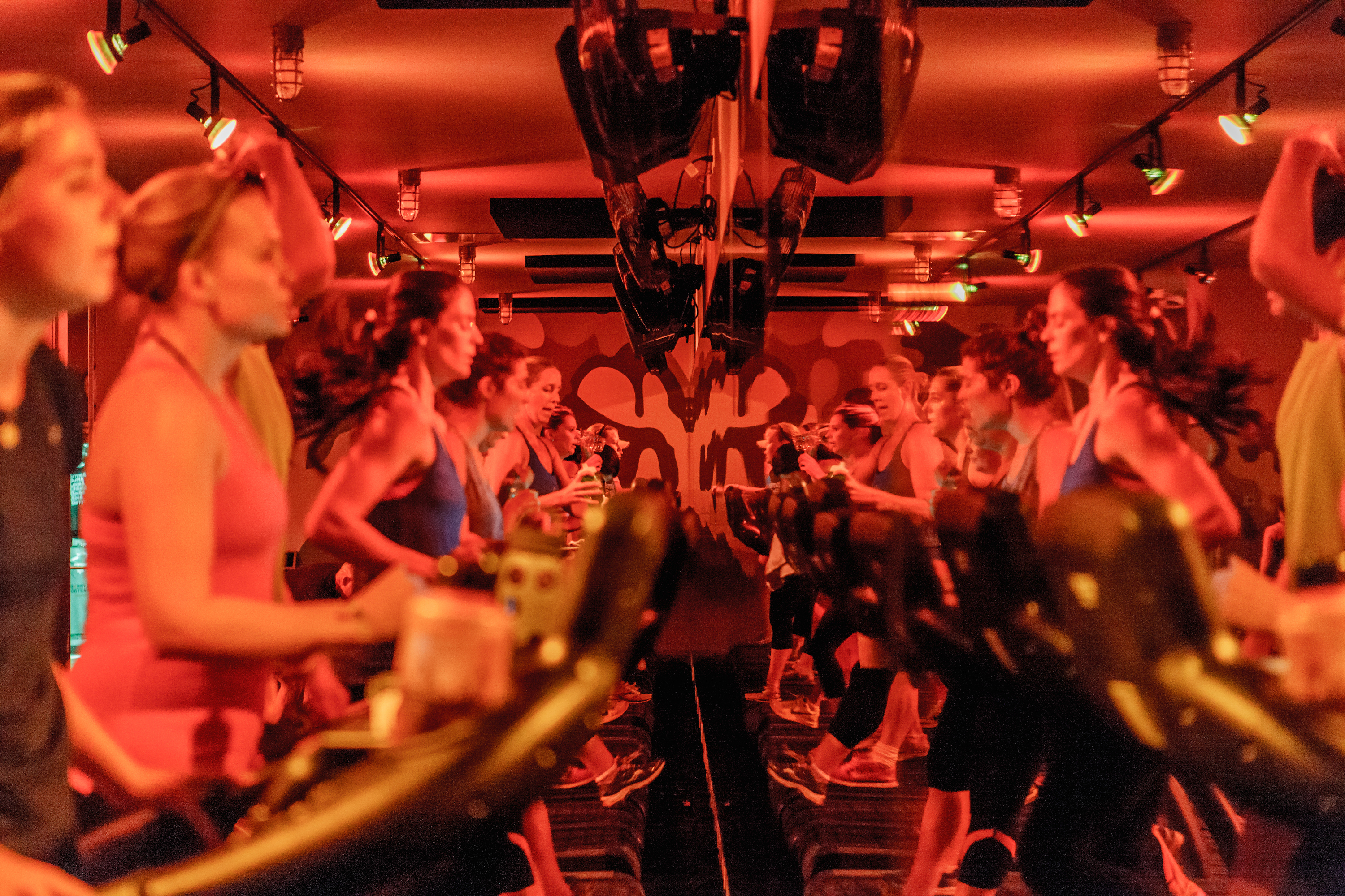 A Barry's Bootcamp “Red Room.”