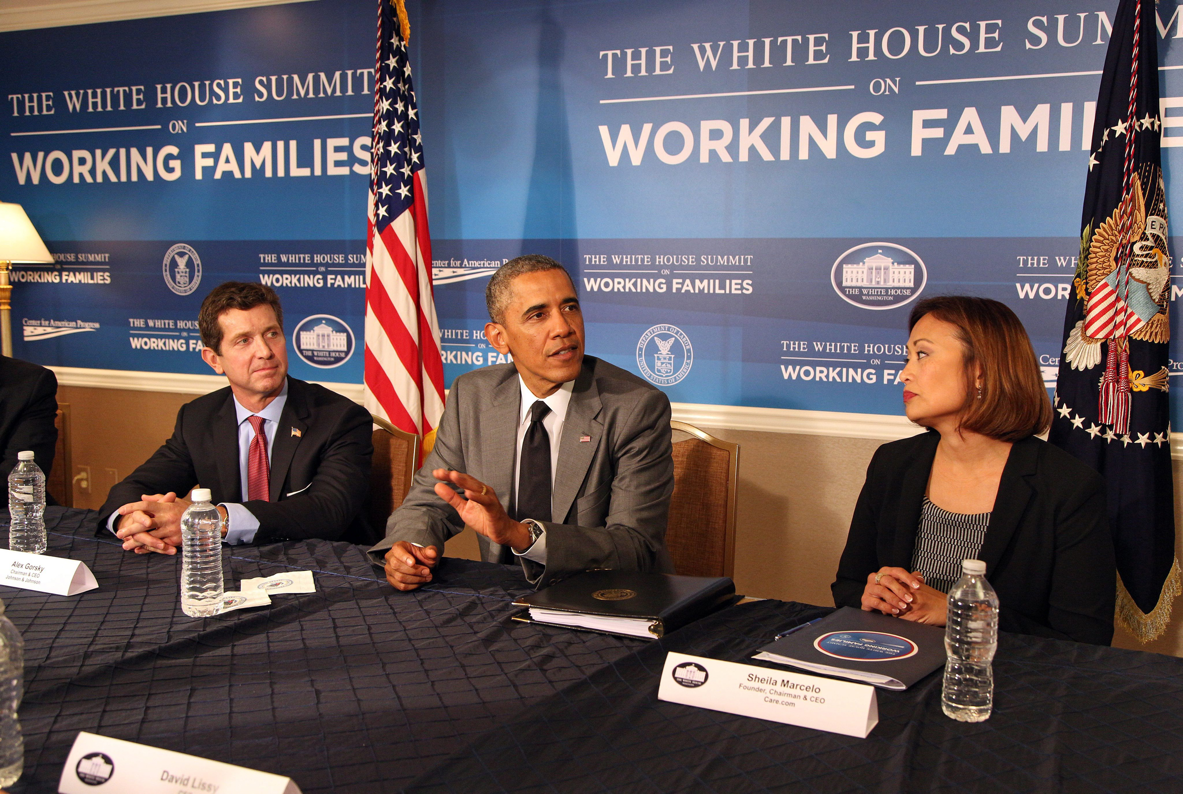 Care.com’s CEO Sheila Lirio Marcelo joined President Obama at a June White House Summit on Working Families.