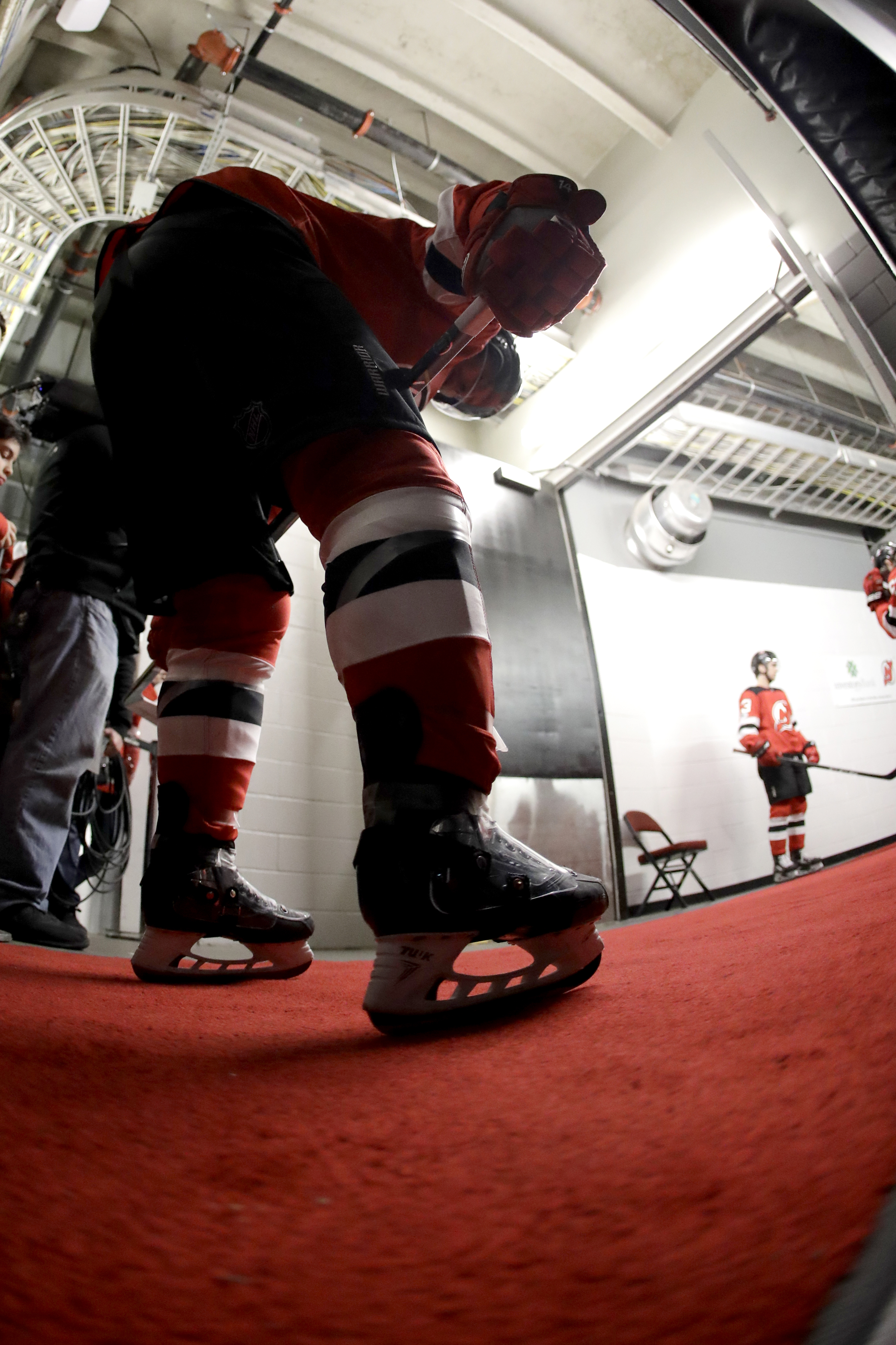 Adam Henrique had 4-10—14 in 24 games for the Devils this season before the trade.