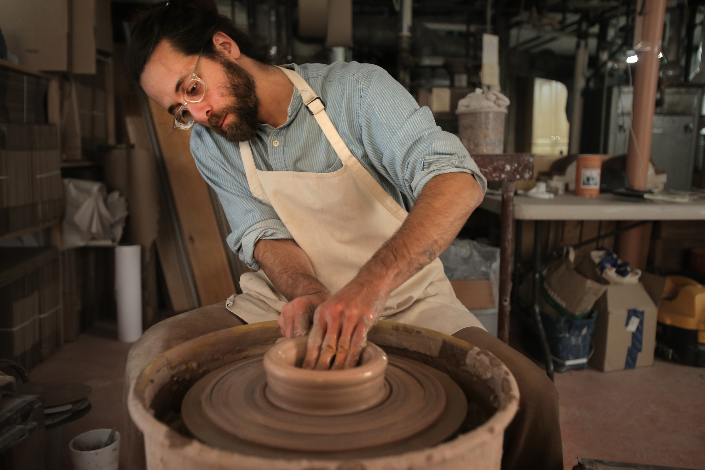 Owning his own business, Ogusky said, is far more work than a full-time job.