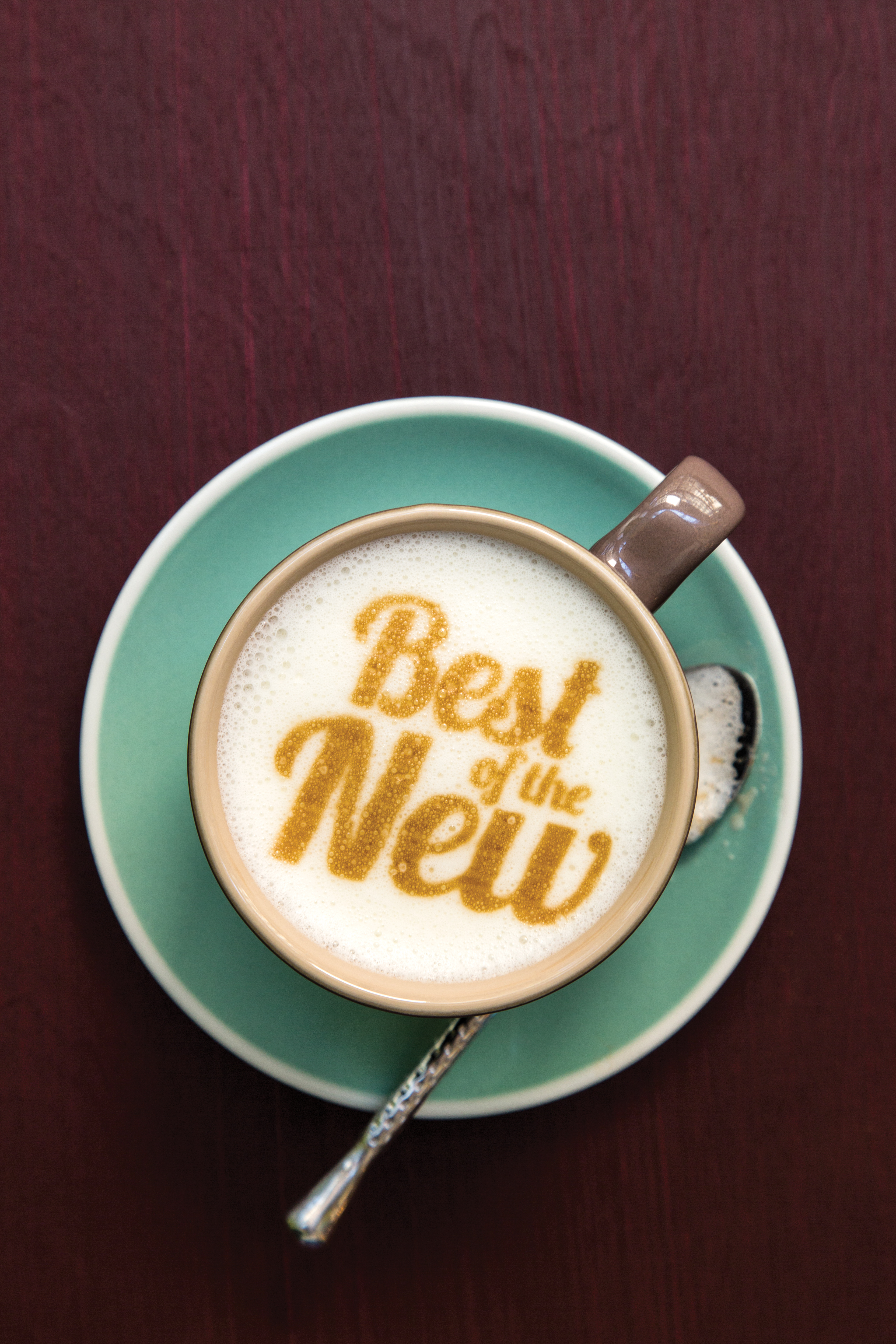A 3-D printed latte at Best of the New winner Milk Street Cafe.