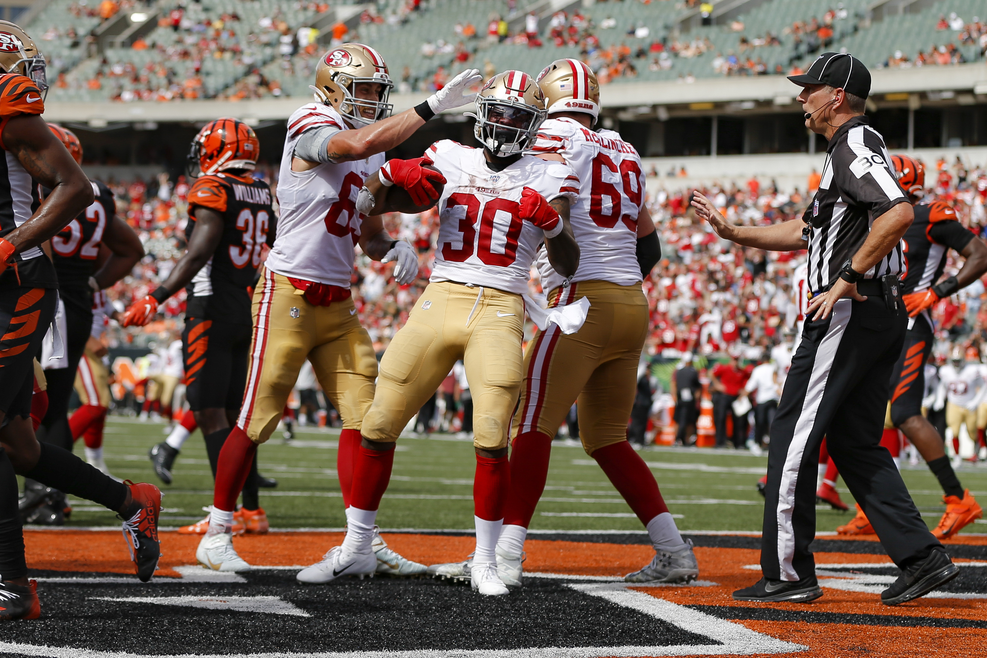 The 49ers’ decision to practice in Ohio between their games against the Buccaneers and Bengals paid off as they defeated the Bengals 41-17.