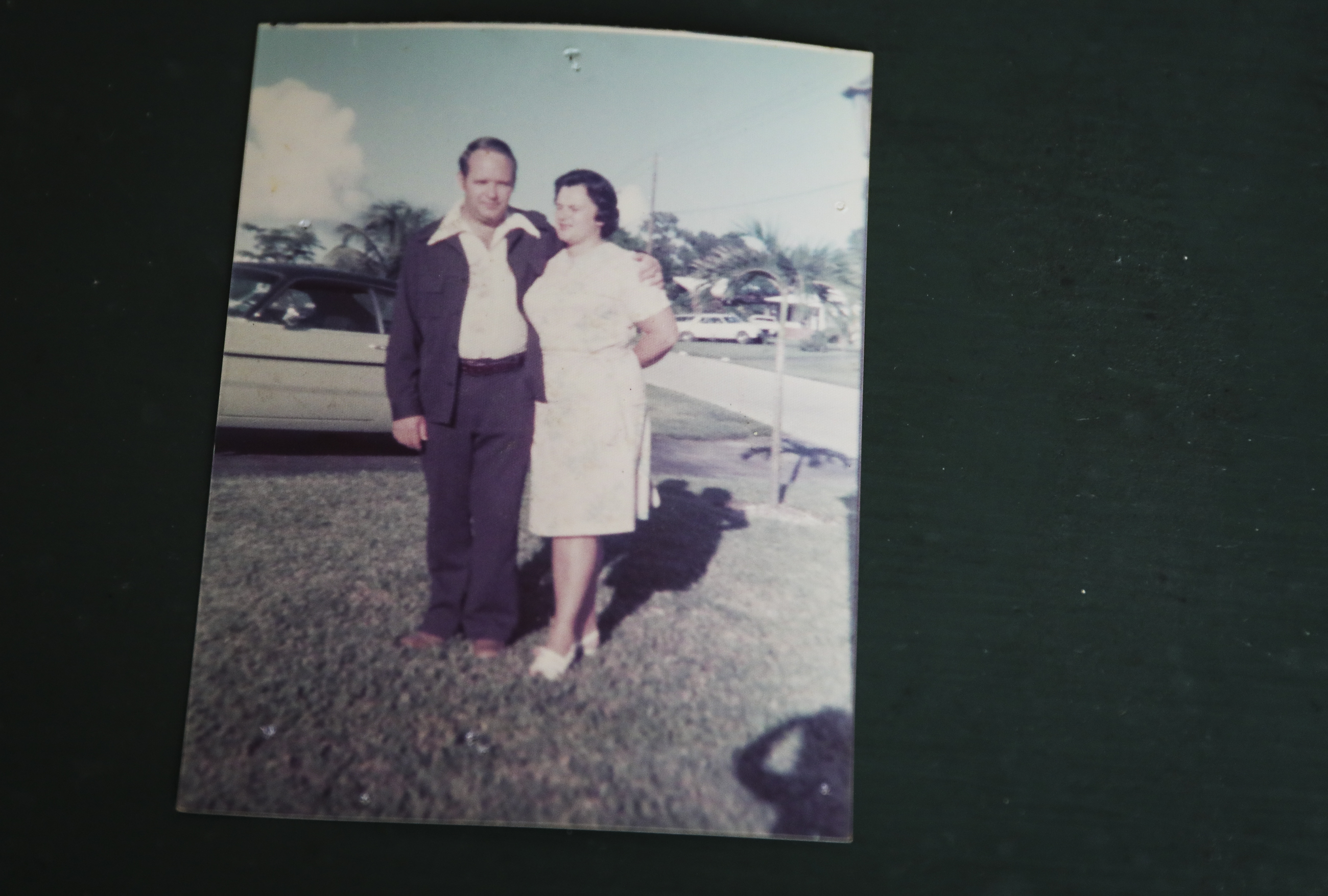 Chuck Lowell, with his wife, Alice, in an old photo from the early years of their marriage.