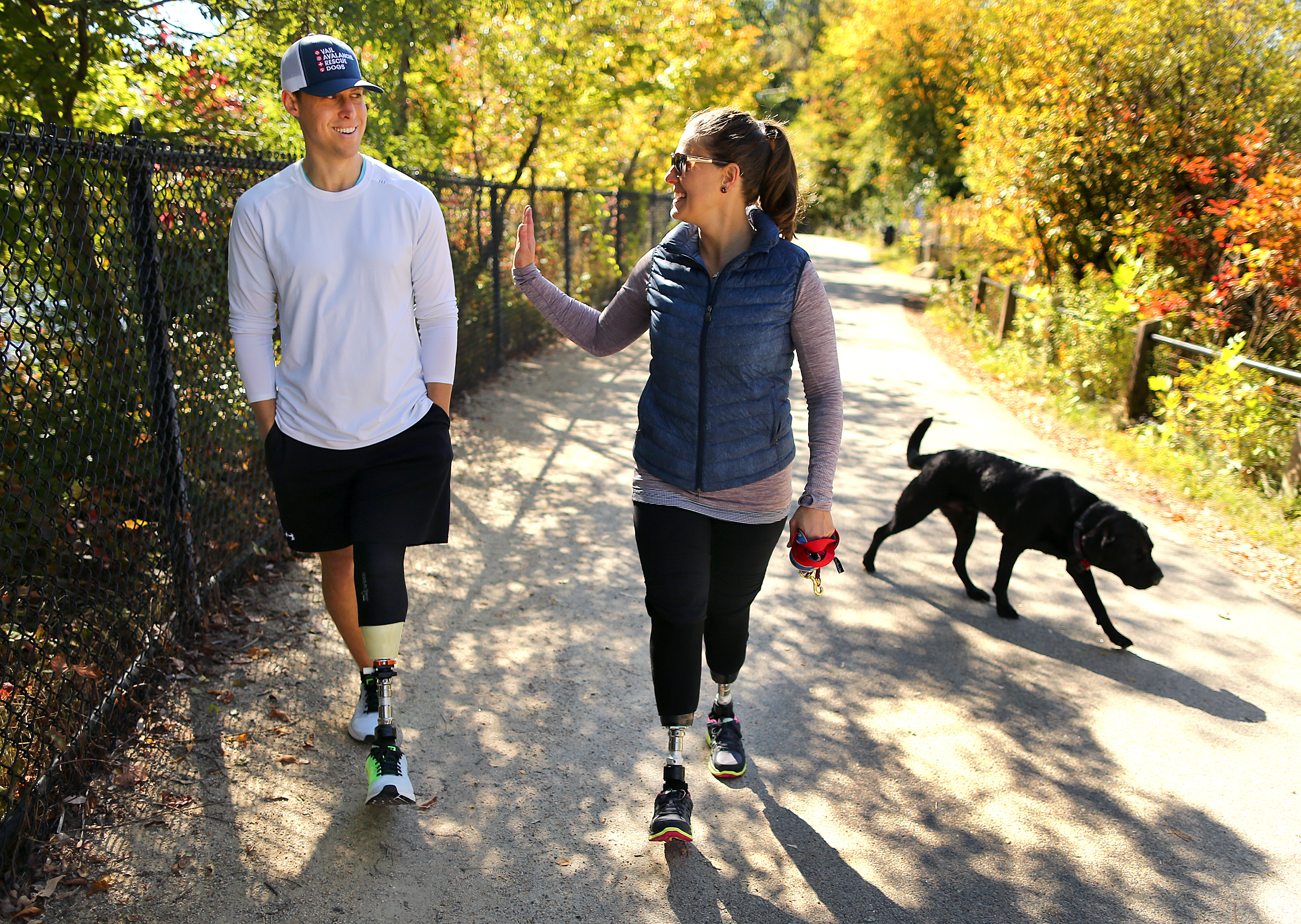 Patrick Downes (left) and Jessica Kensky.