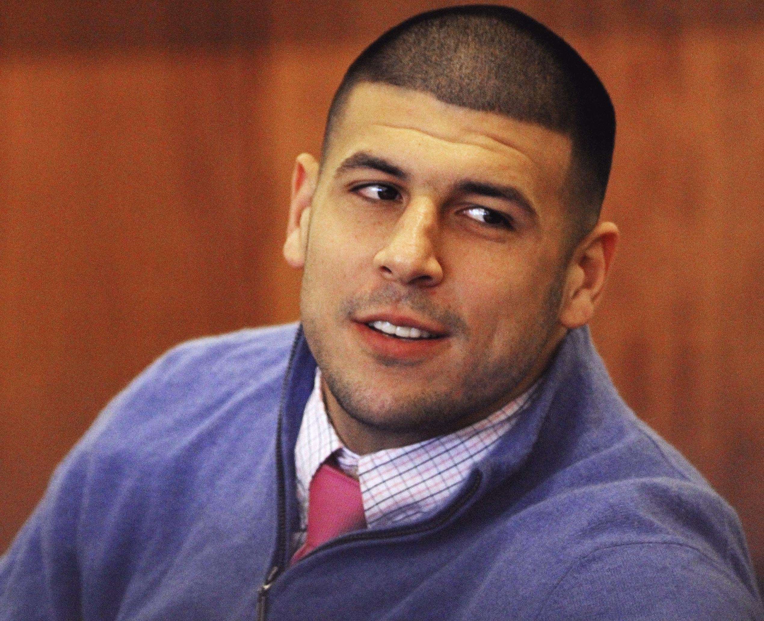 Aaron Hernandez and two co-defendants are accused of murdering a Dorchester man.