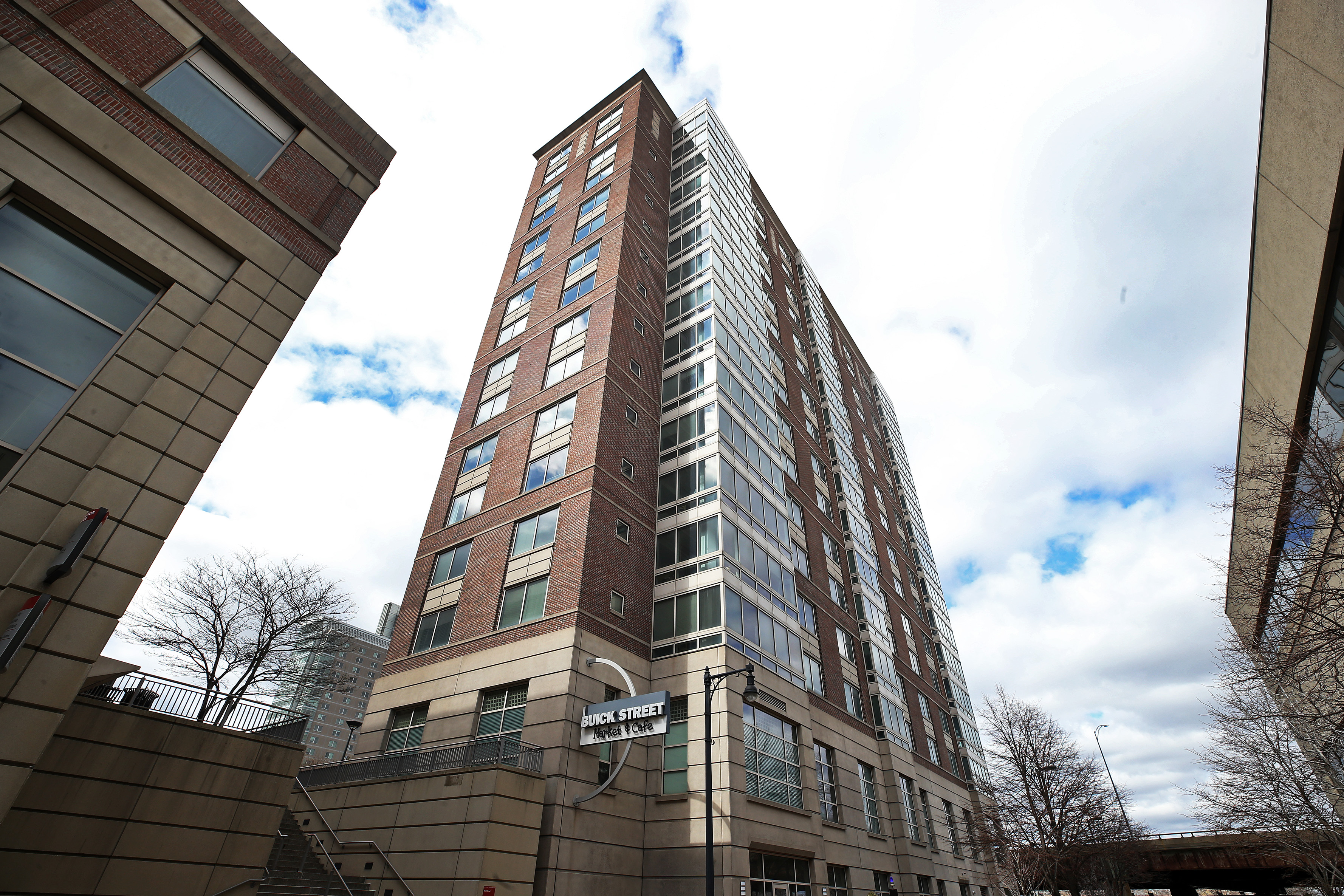 Boston University dorm rooms and apartments at 10 Buick Street, as pictured on March 24.