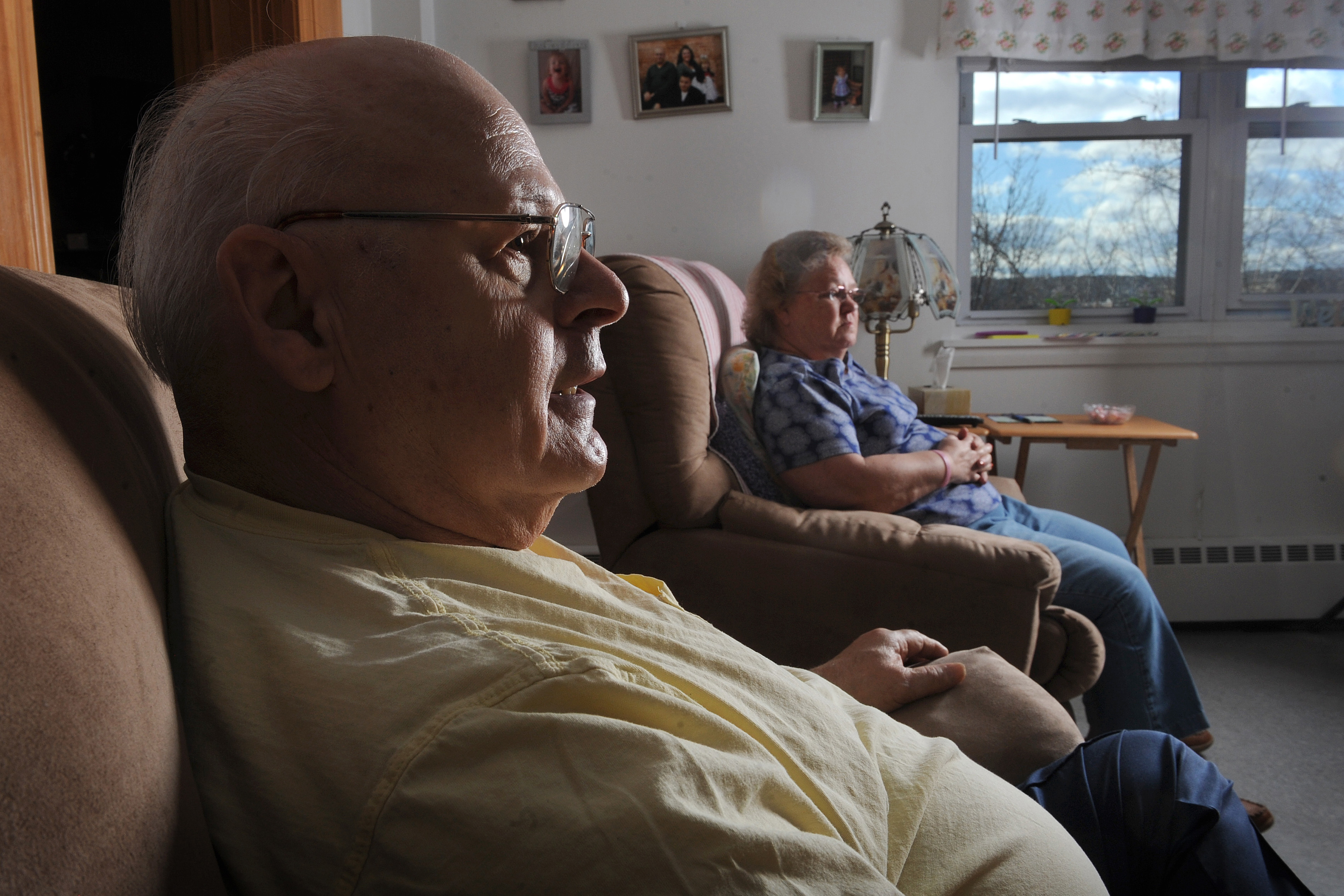 Louis and Katherine Bourgoin of Lewiston, Maine are a retired couple losing their Medicaid coverage in March.