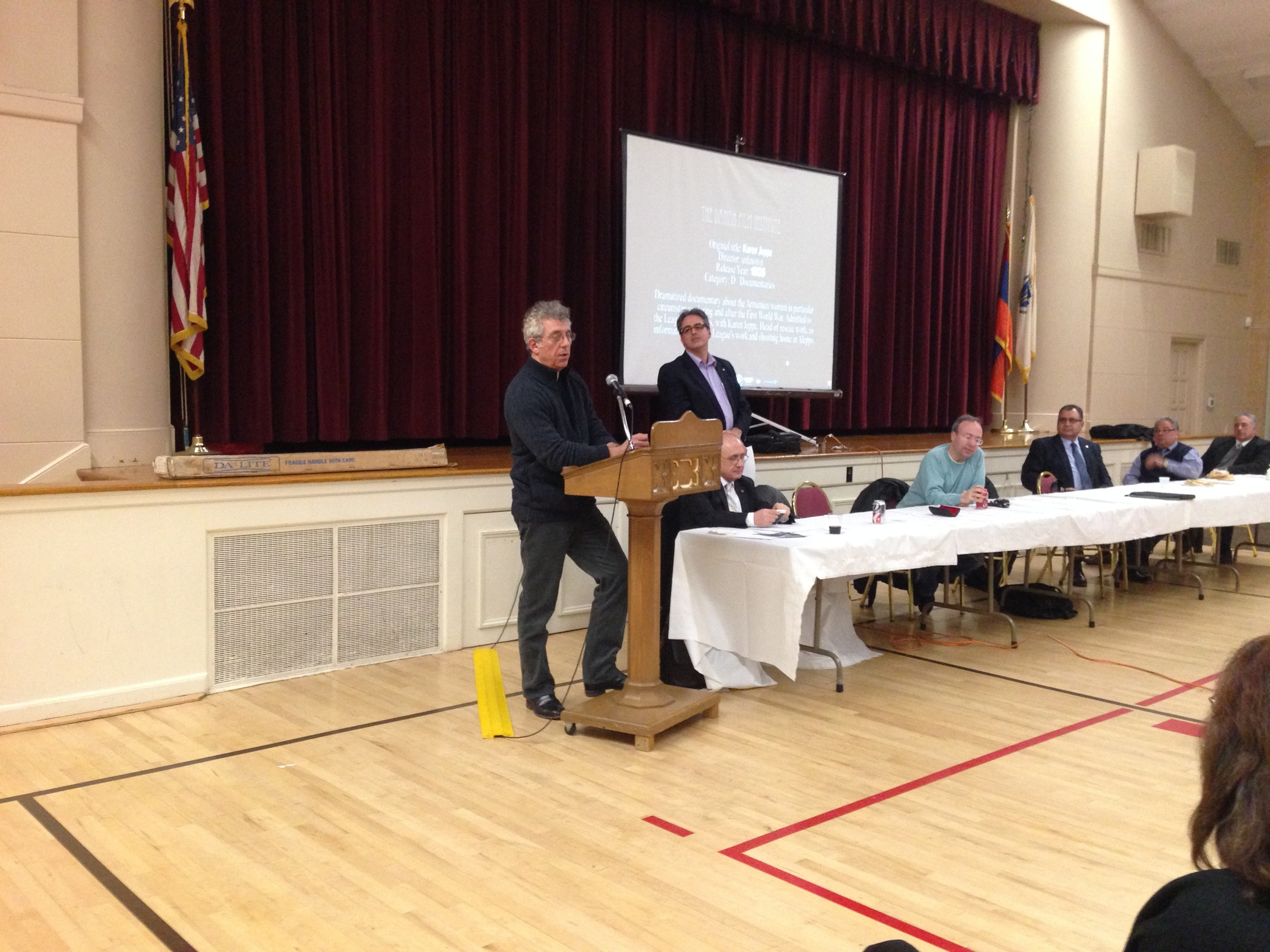 Eric Bogosian at Tuesday’s event.