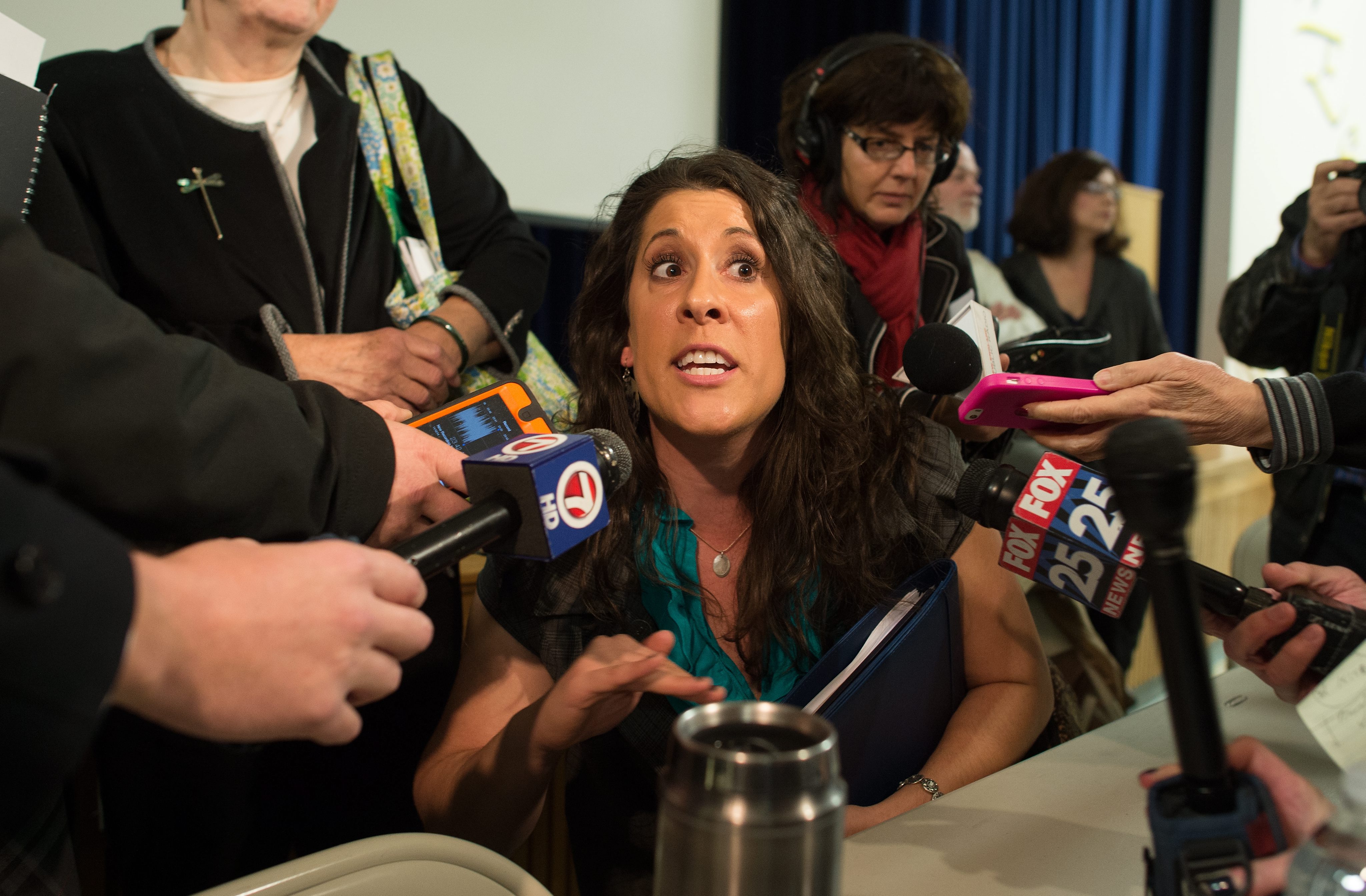 Andrea Crete, the chairwoman of the Board of Health, talked about why she shut down the hearing early.