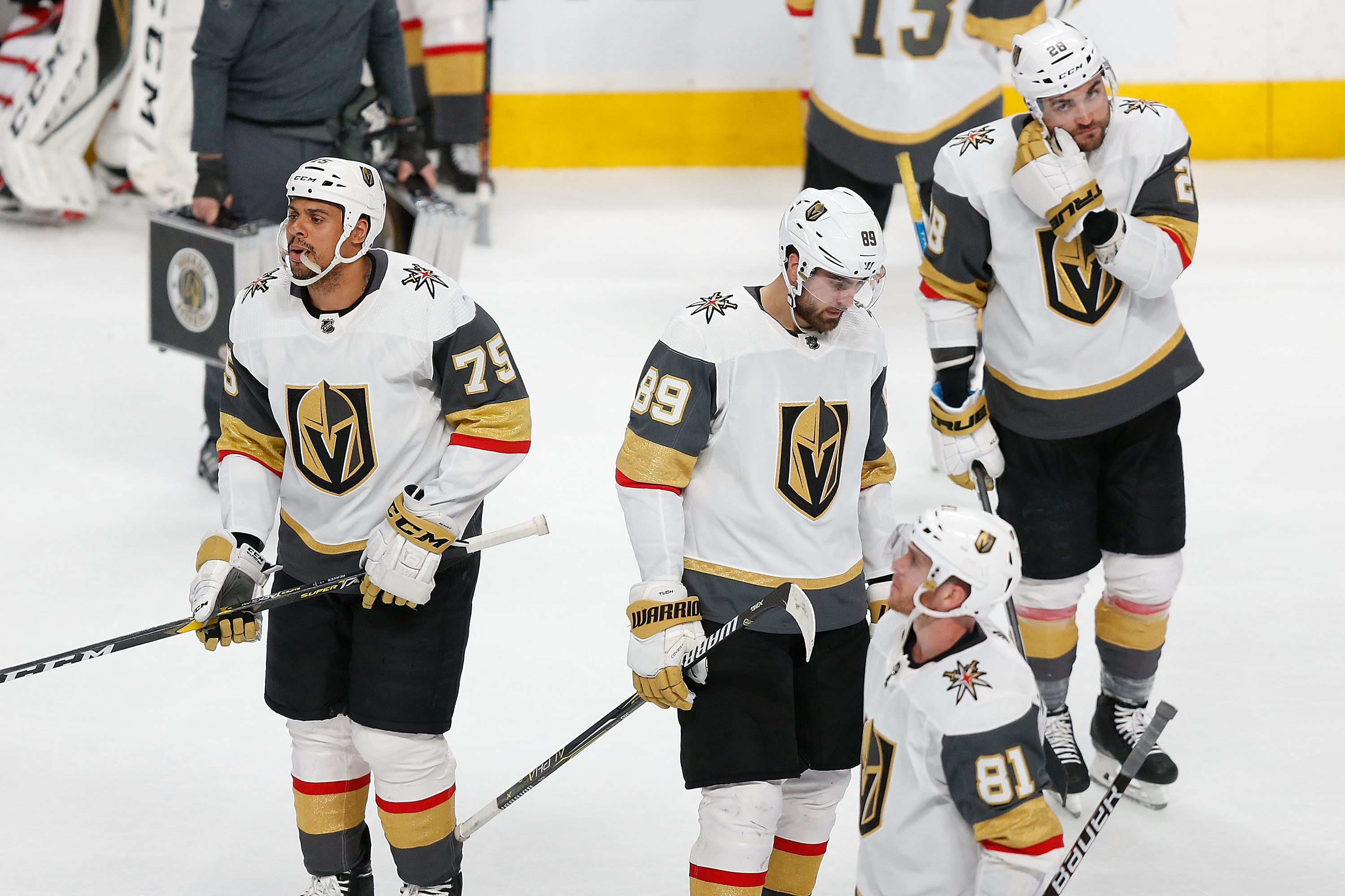 A year after reaching the Stanley Cup finals in their first season, the Vegas Golden Knights were eliminated by the San Jose Sharks in this season’s first round.