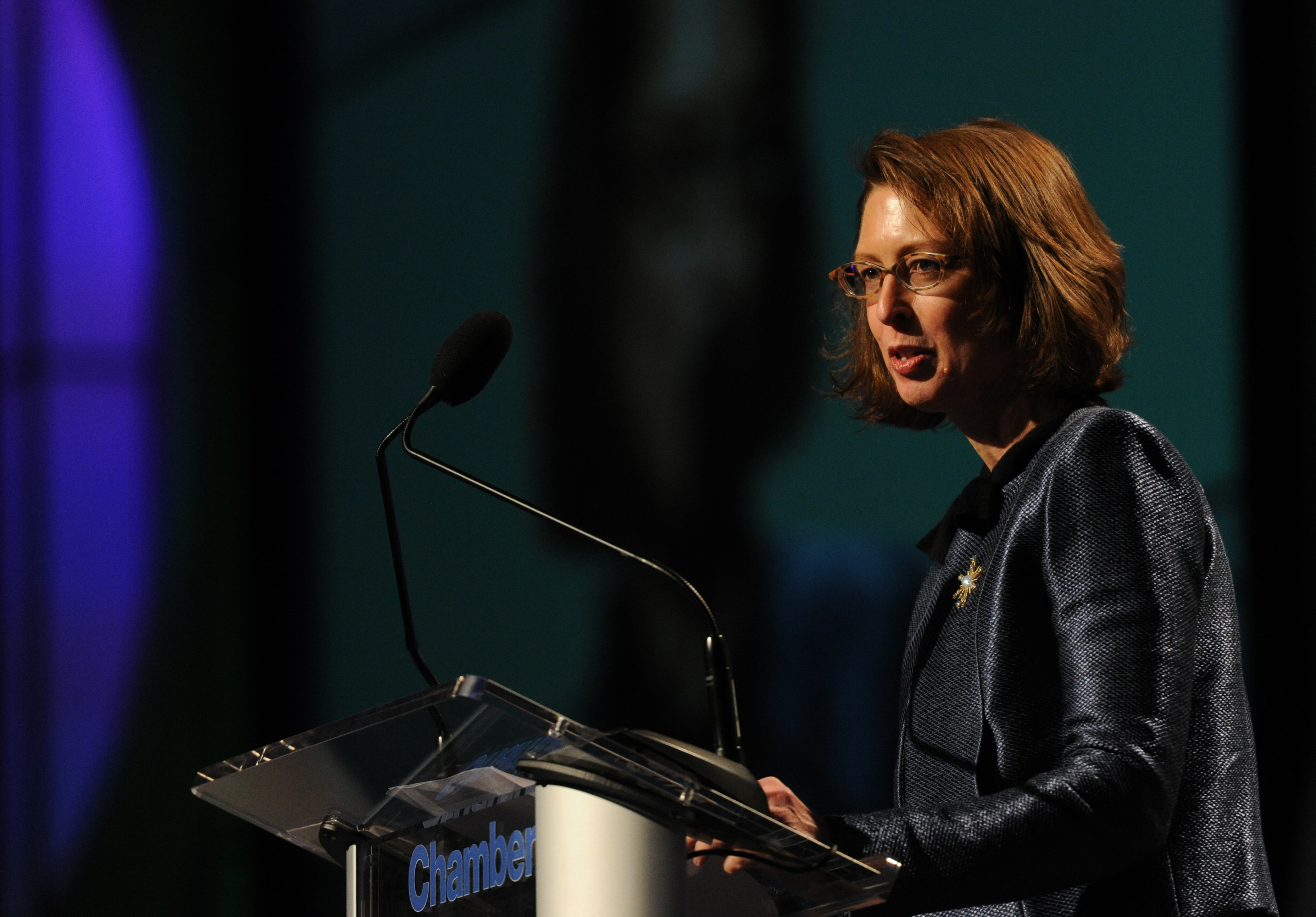 Fidelity’s Abigail Johnson is the only woman on the panel.