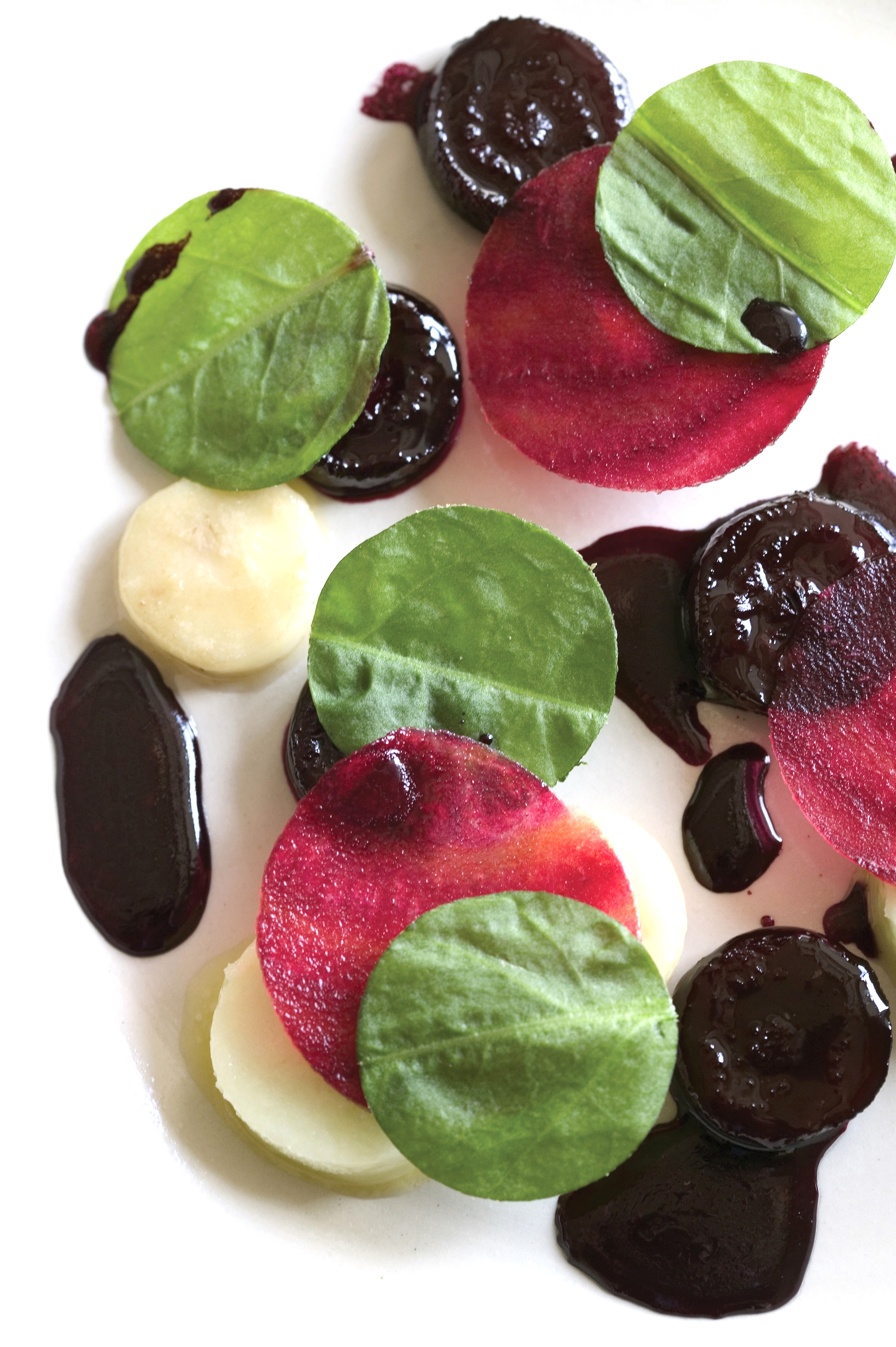 Glazed beets and apples at Noma, ranked among the world’s finest restaurants.