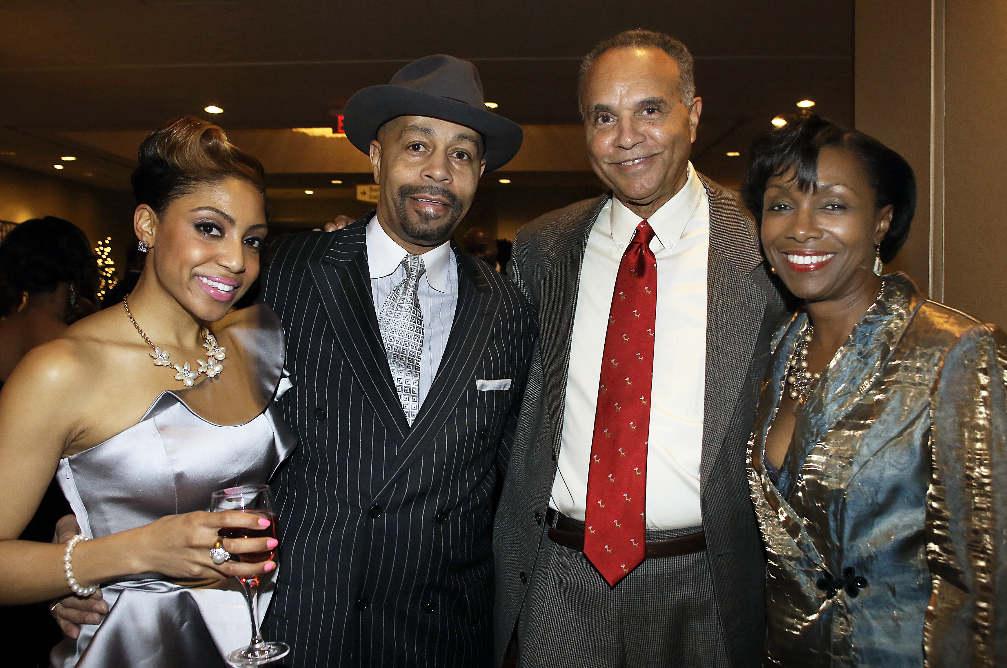 From left: Danielle Bolt of Mattapan, Tony Richards of Dorchester, and Ron and Linda Watters of Natick.