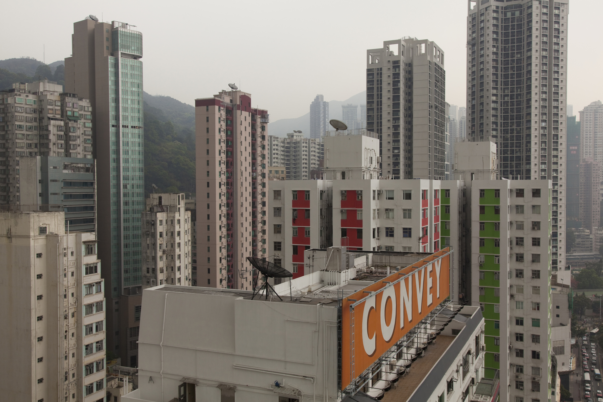 Brian Rosa’s “Rooftop, Hong Kong.”