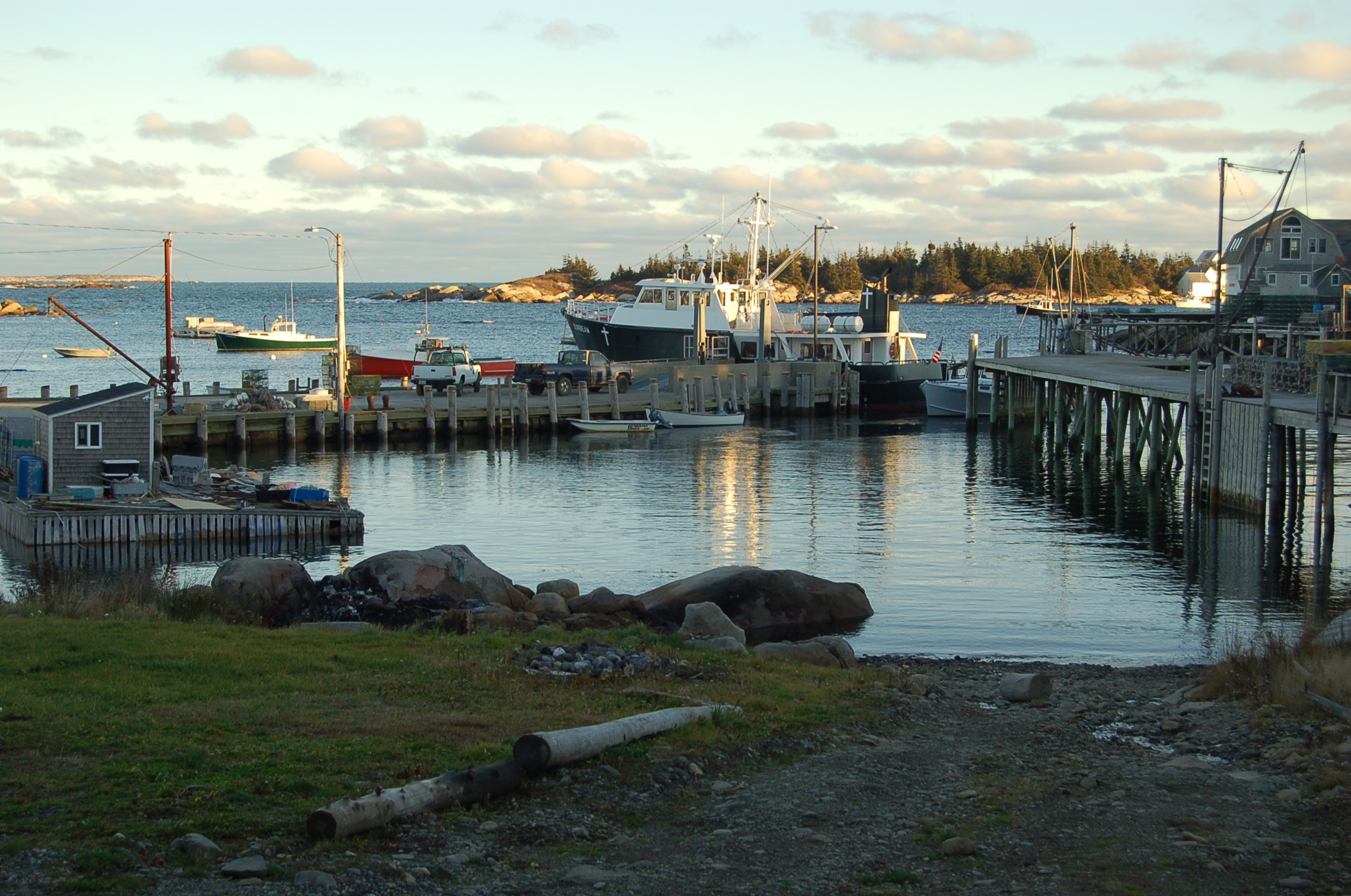 The harbor at Matinicus Island.