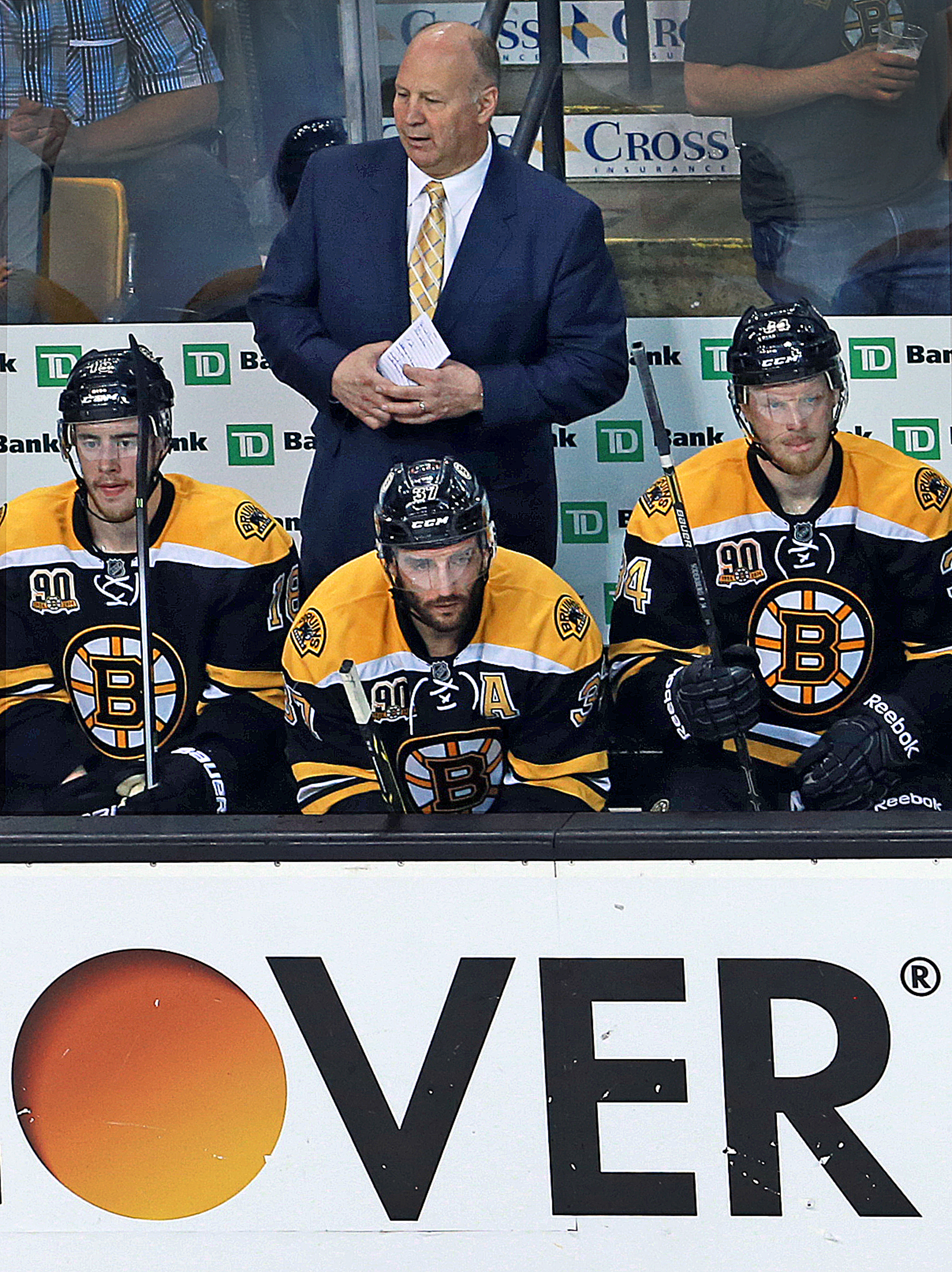 The season is definitely “over,” much to the chagrin of Claude Julien and the Bruins.