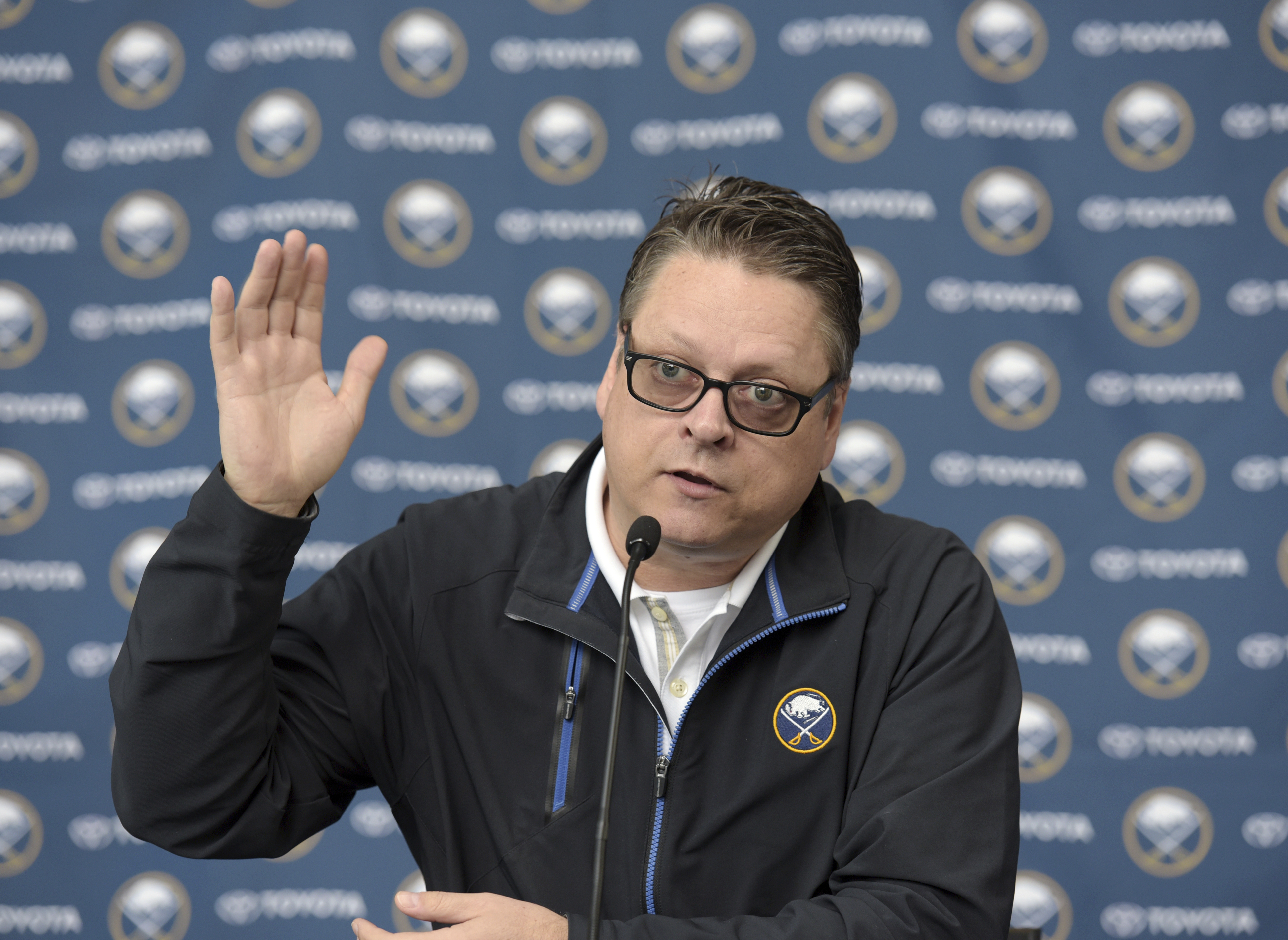 Tim Murray is still thick in the middle of rebuilding the floundering Sabres.