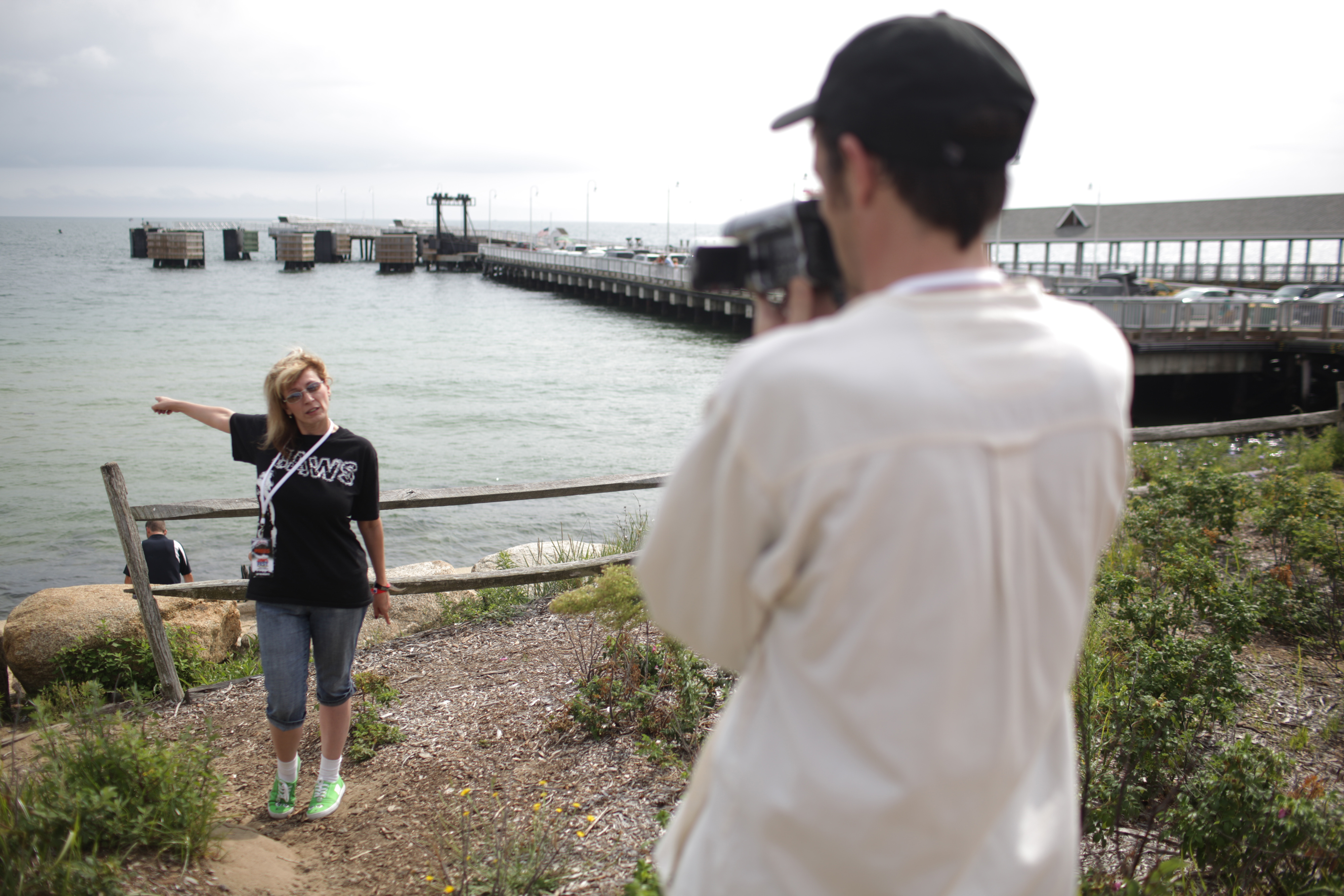 Dianna "Yana" and Lou Pisano of Agawam are working on their fourth movie paying tribute to “JAWS,” which was filmed on Martha's Vineyard in 1974.