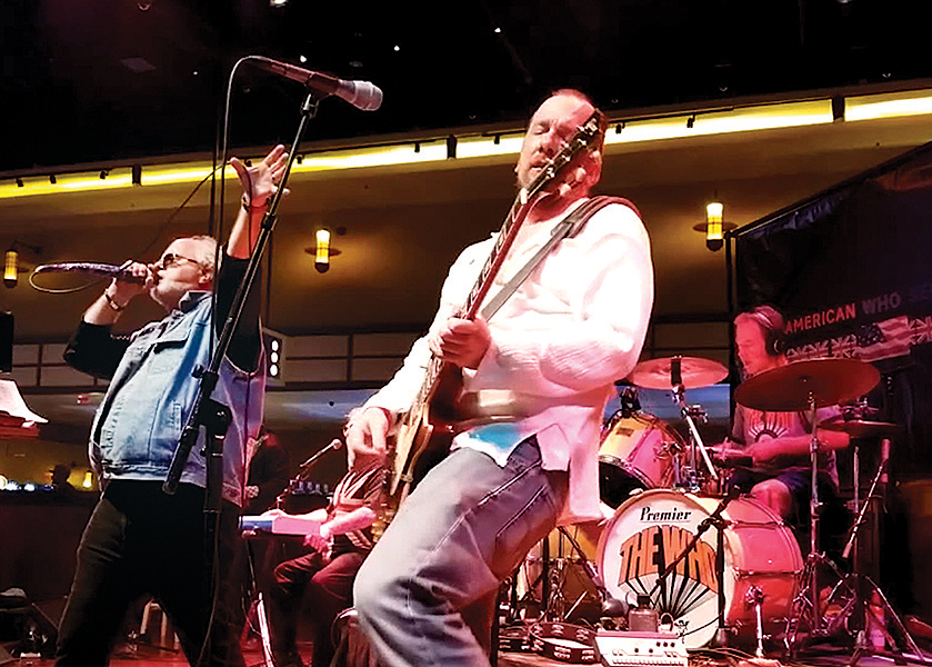 The American WHO Sensation pays homage to the British band The Who.