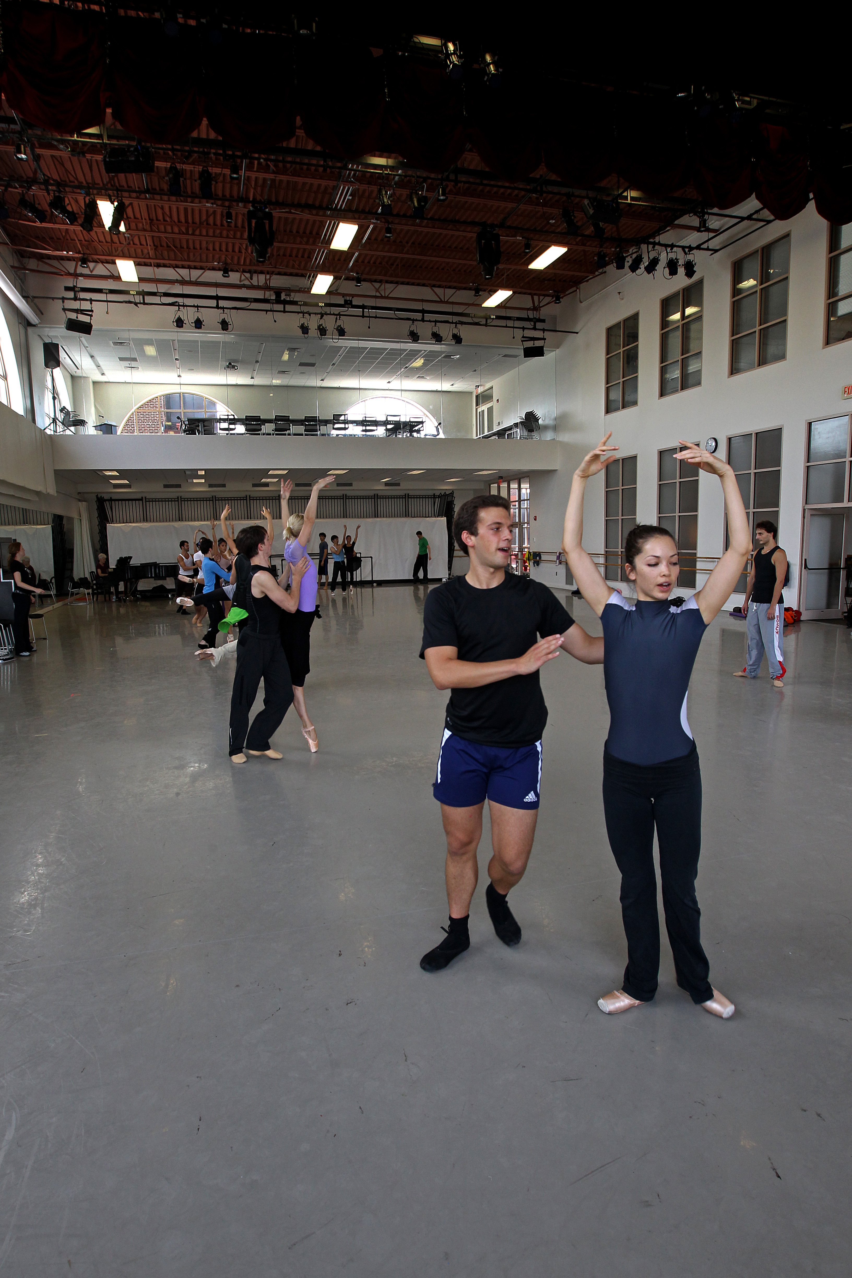 Boston Ballet Finland Tour rehearsals in the newly rennovated Boston Ballet's space.