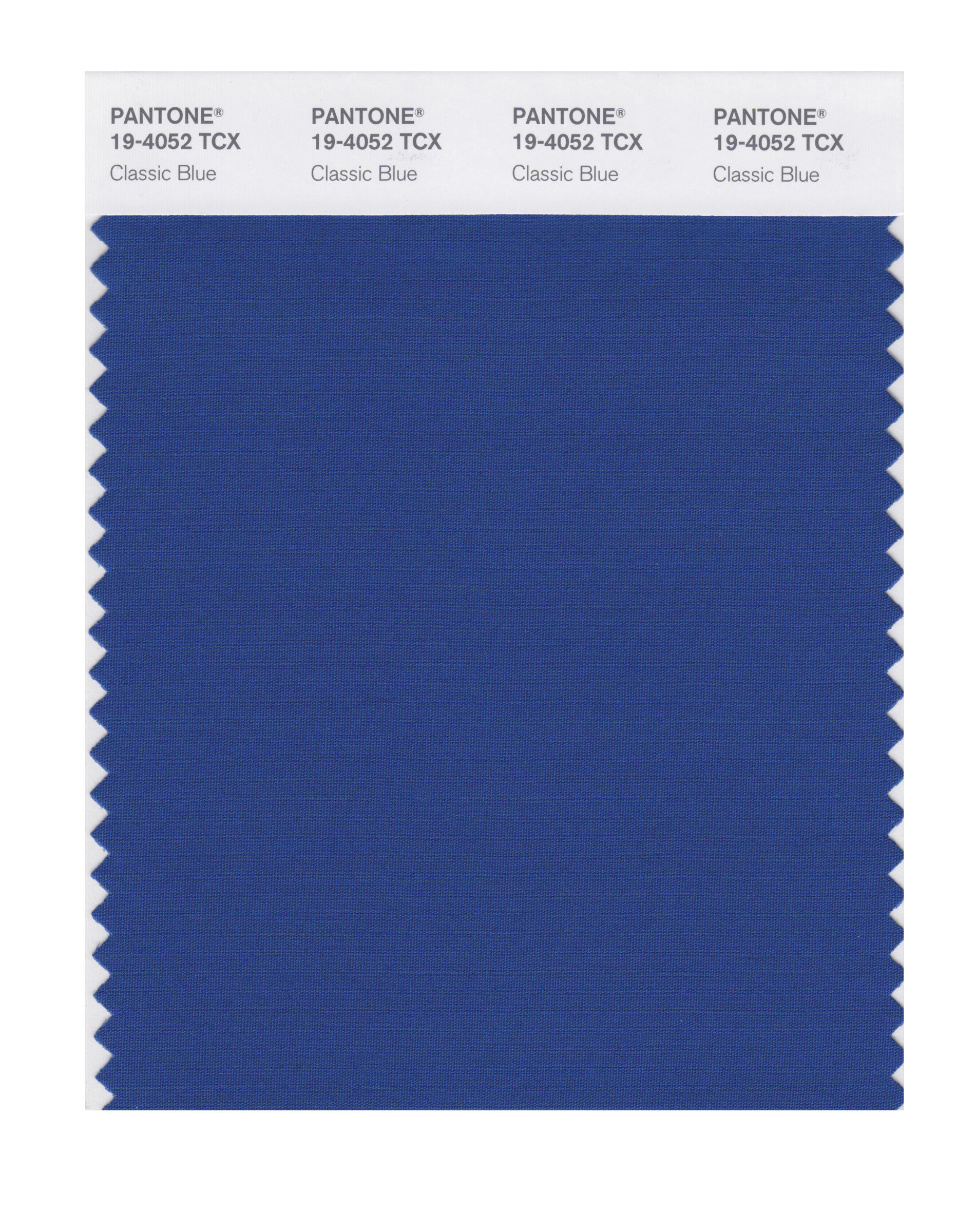 Pantone 19-4052, Classic Blue.