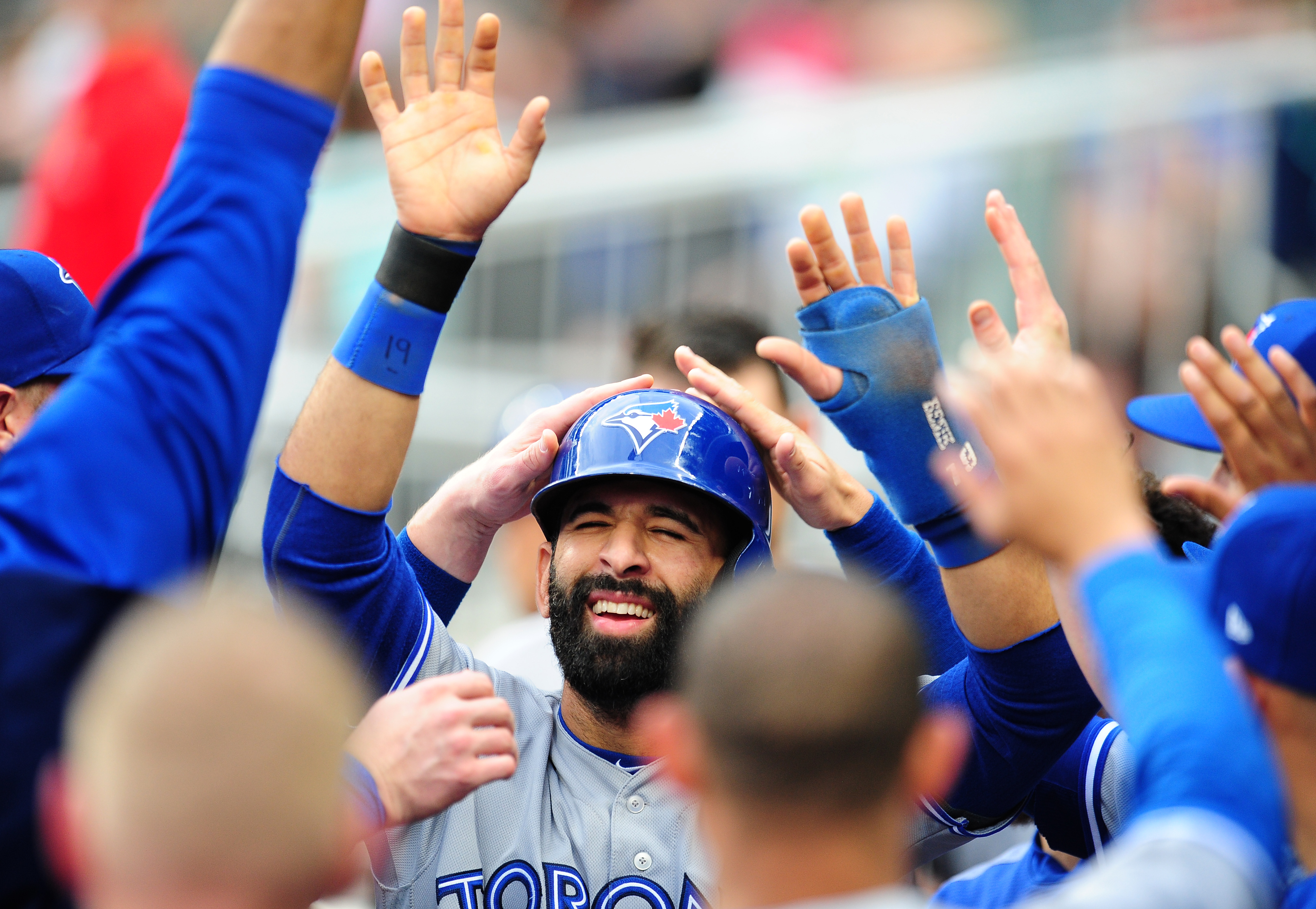 Jose Bautista is hitting .270 in May (entering Friday), up from .178 in April.