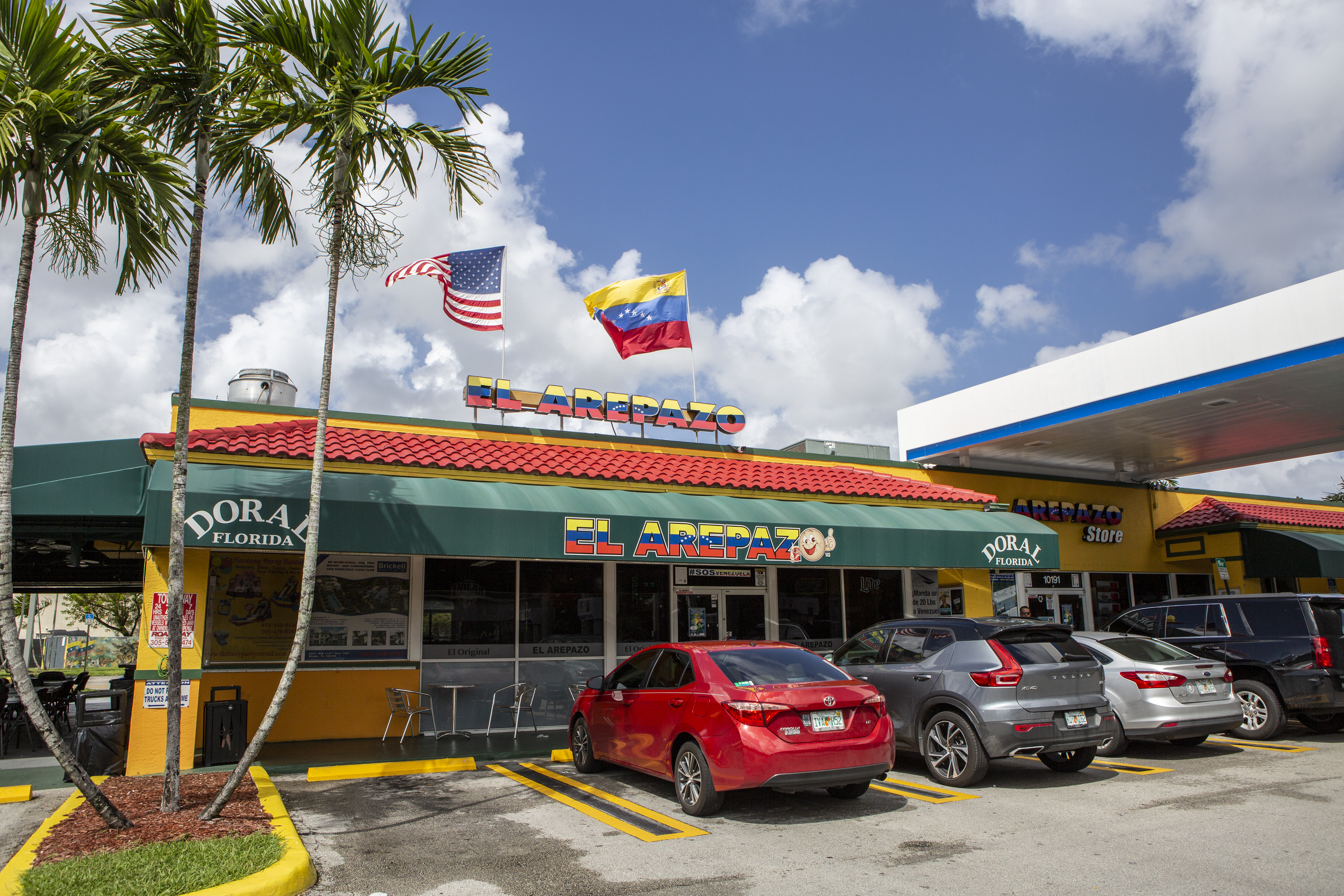 El Arepazo restaurant in Doral, Fla.