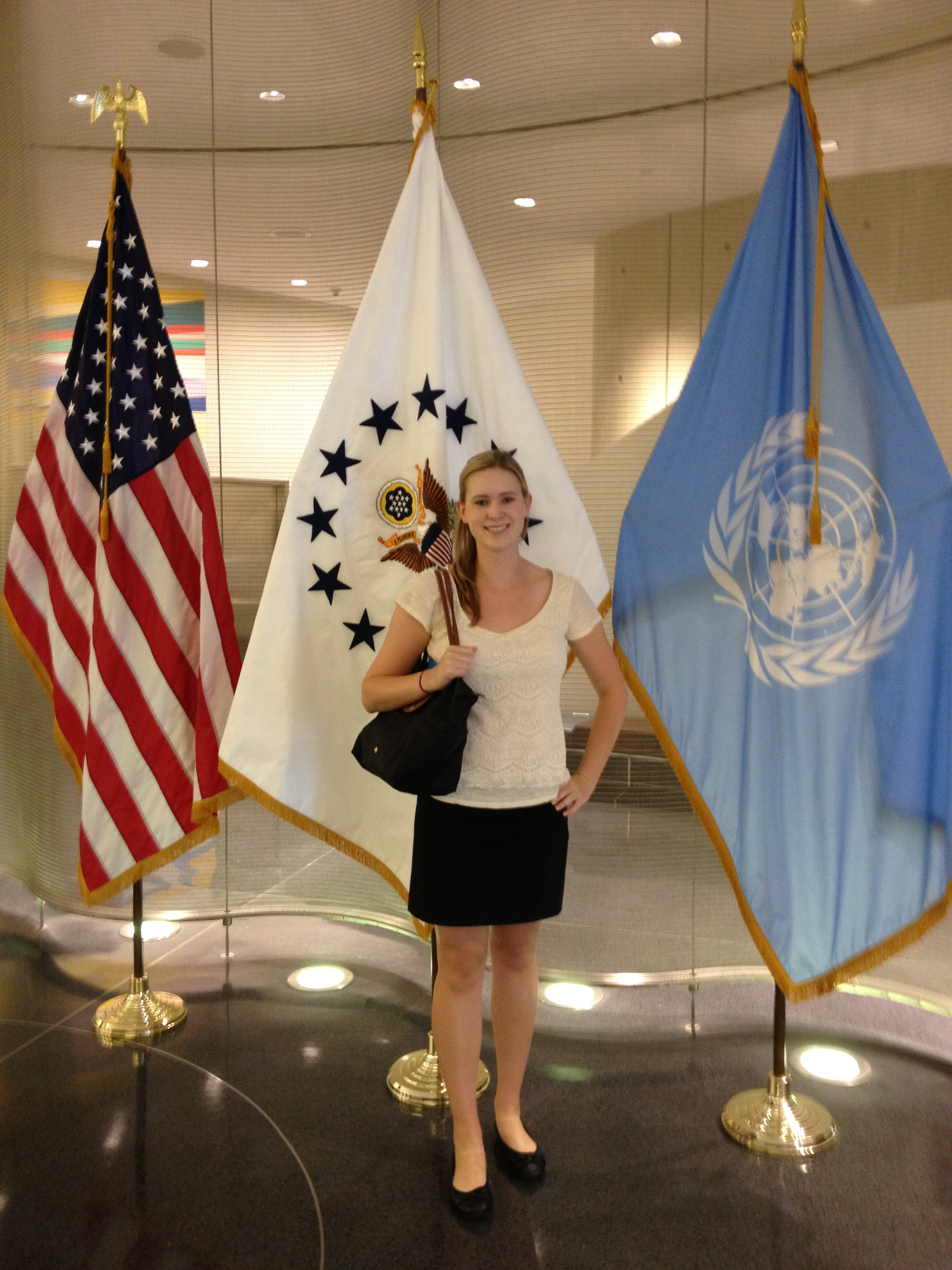 “I’m living history at the U.N.,” Loughrin said.