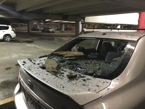 Christopher LeMar said his Toyota Corolla was damaged in February 2017 at the Alewife MBTA parking garage.