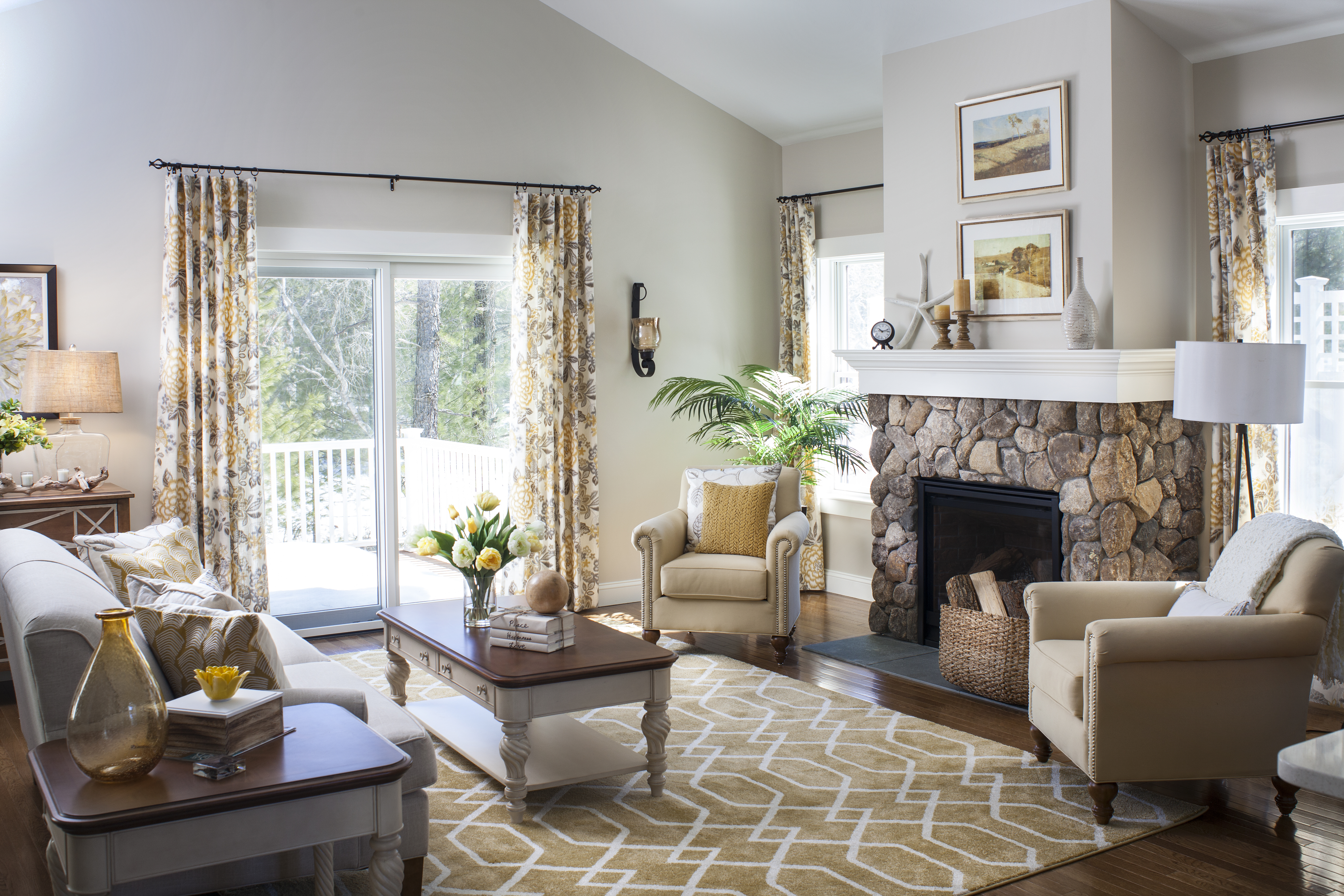 The interior of the Cedar model at Redbrook.