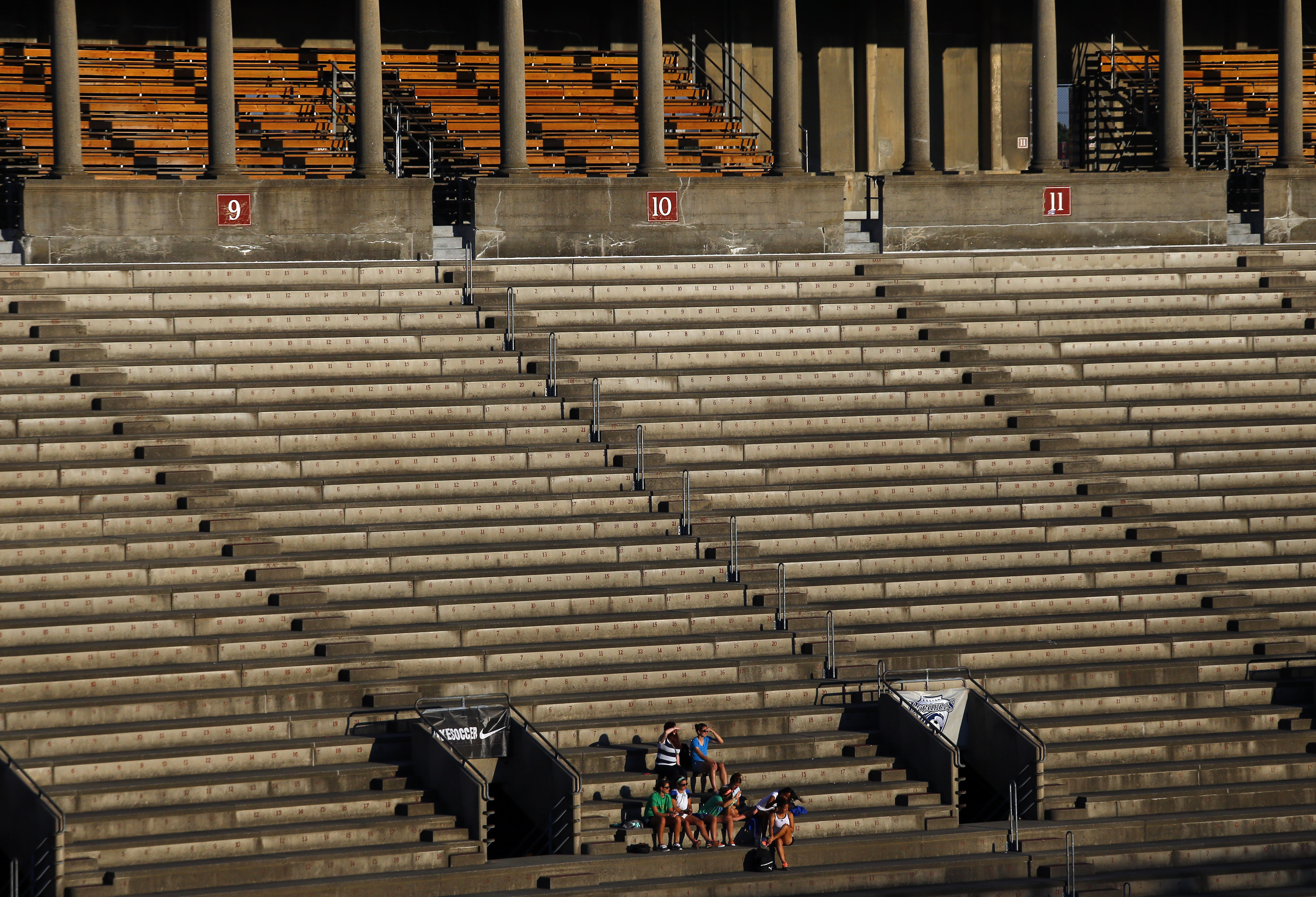 Spectators filled less than 10 percent of the seats at the June 19 Boston Breakers-Seattle Reign game at Allston’s Harvard Stadium.