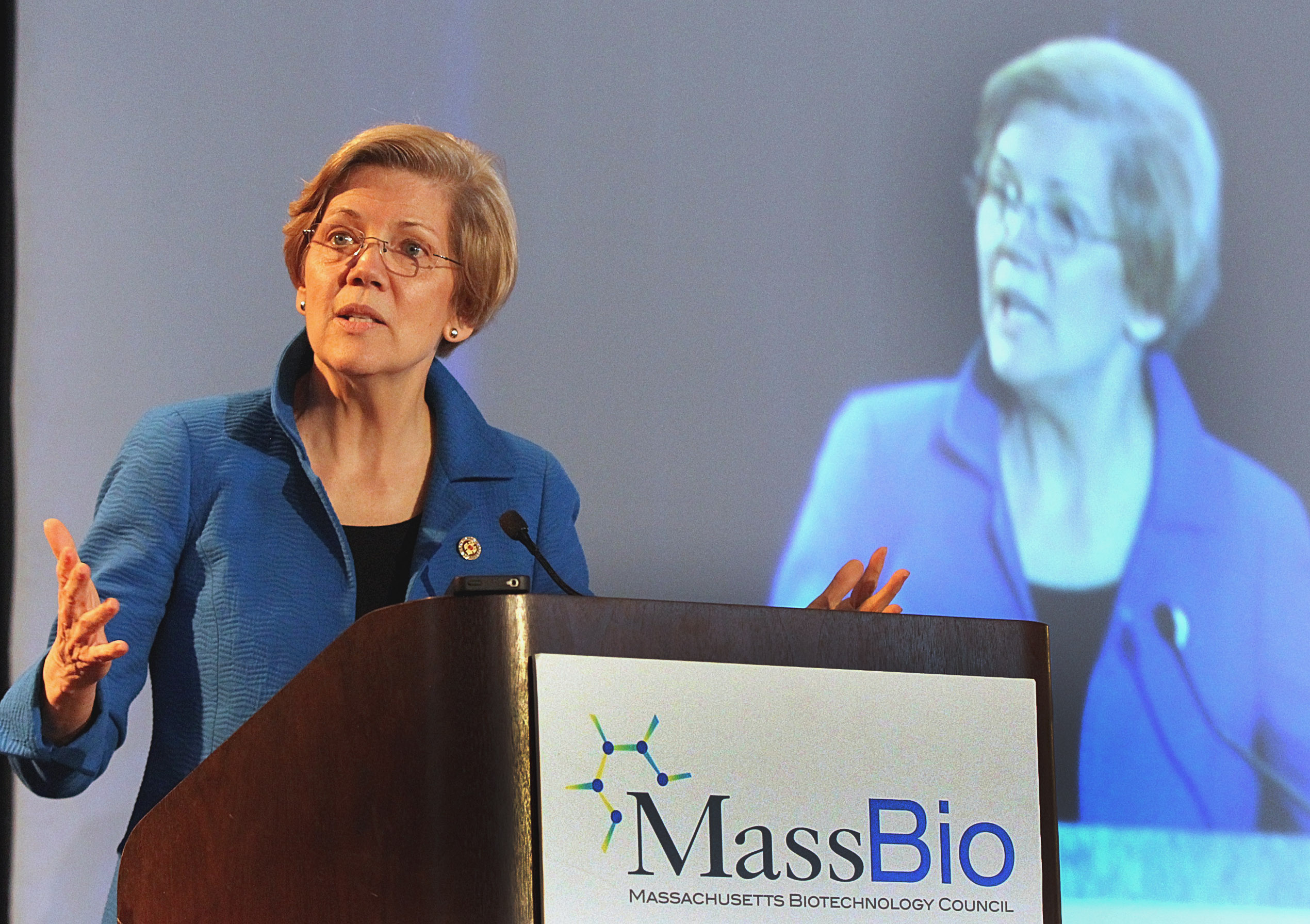 Senator Elizabeth Warren has called for more National Institutes of Health funding.