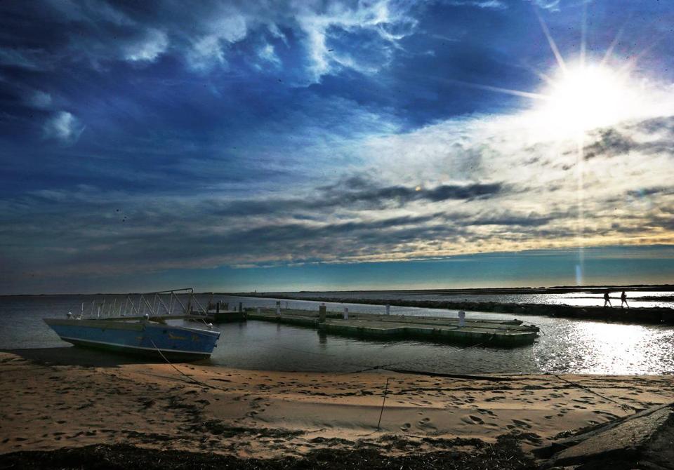 A view of the ocean in Provincetown.