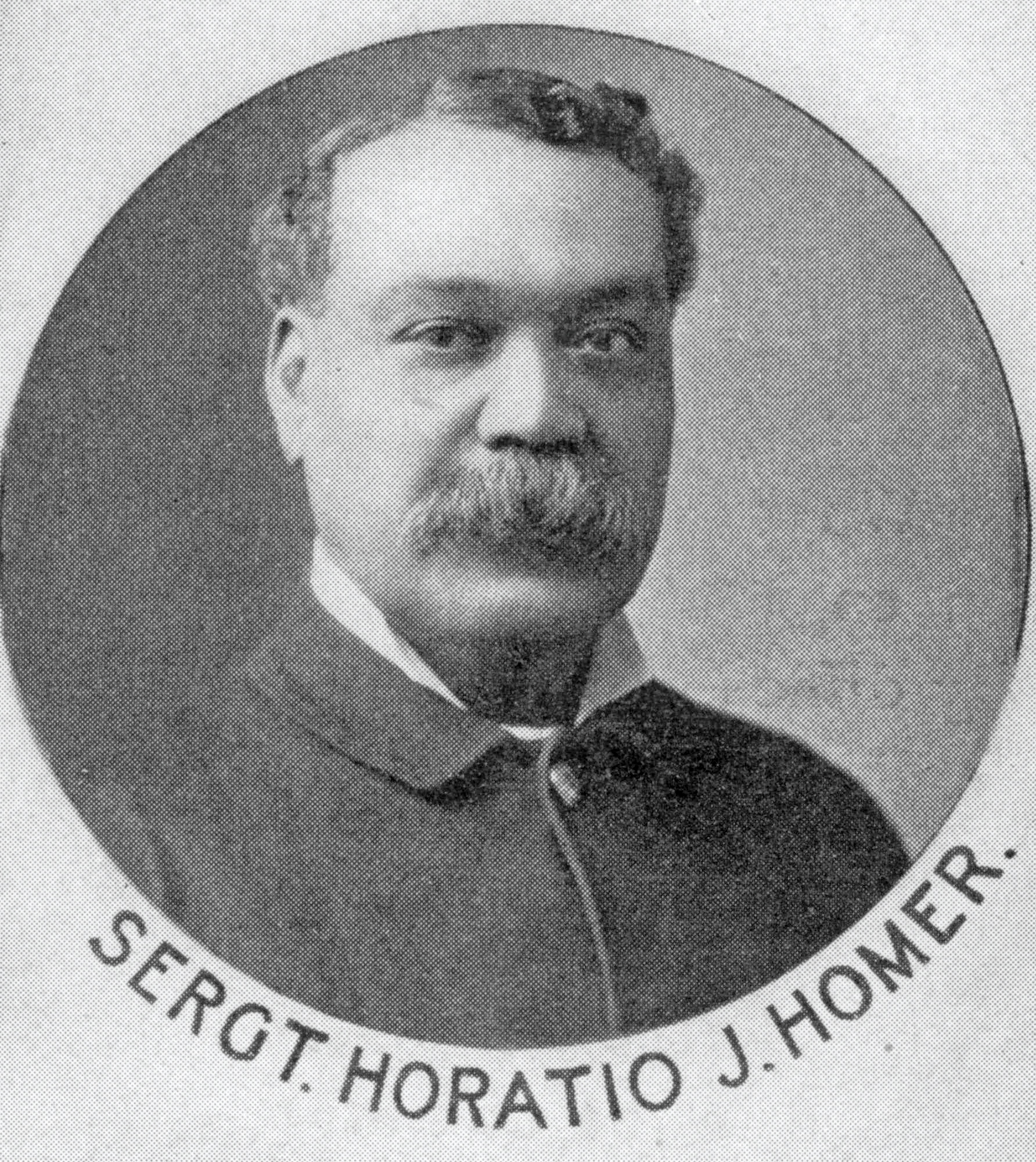 Horatio J. Homer began his 40-year police career in 1878.