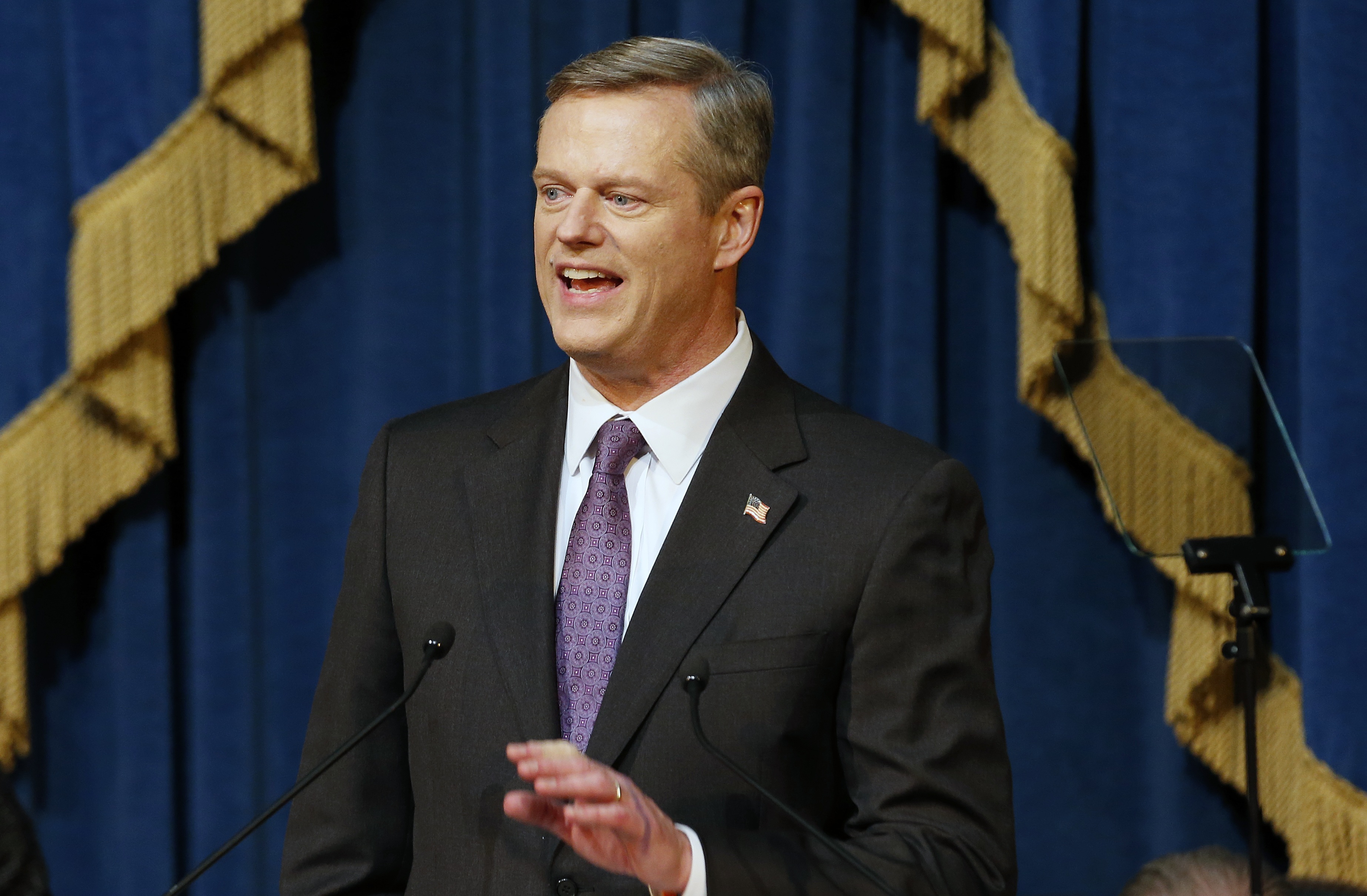 Gov. Charlie Baker delivered his State of the State address at the Statehouse in Boston last week.