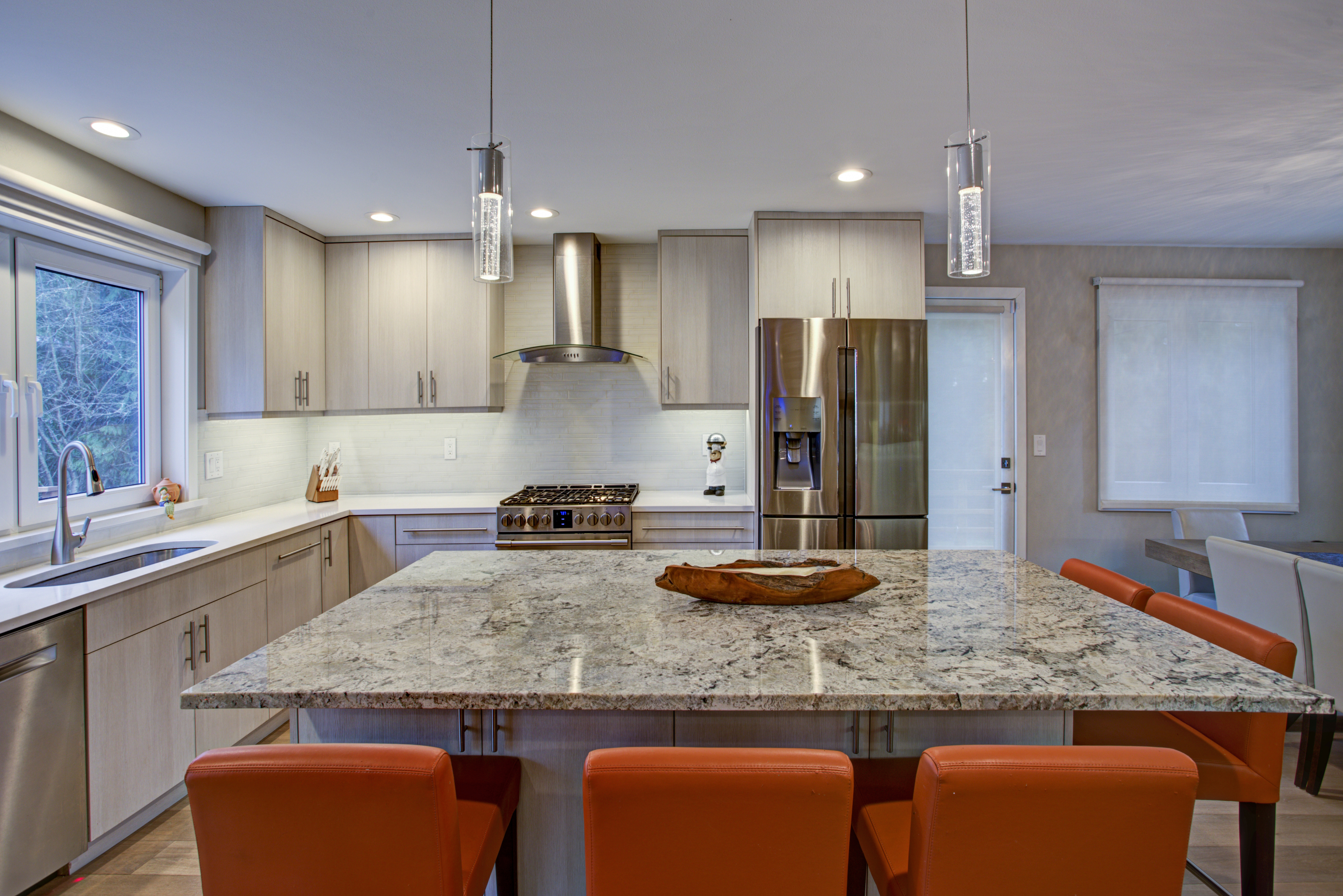 Every piece of natural stone is unique, which means it’s crucial to visit a distributor and select a slab in person.