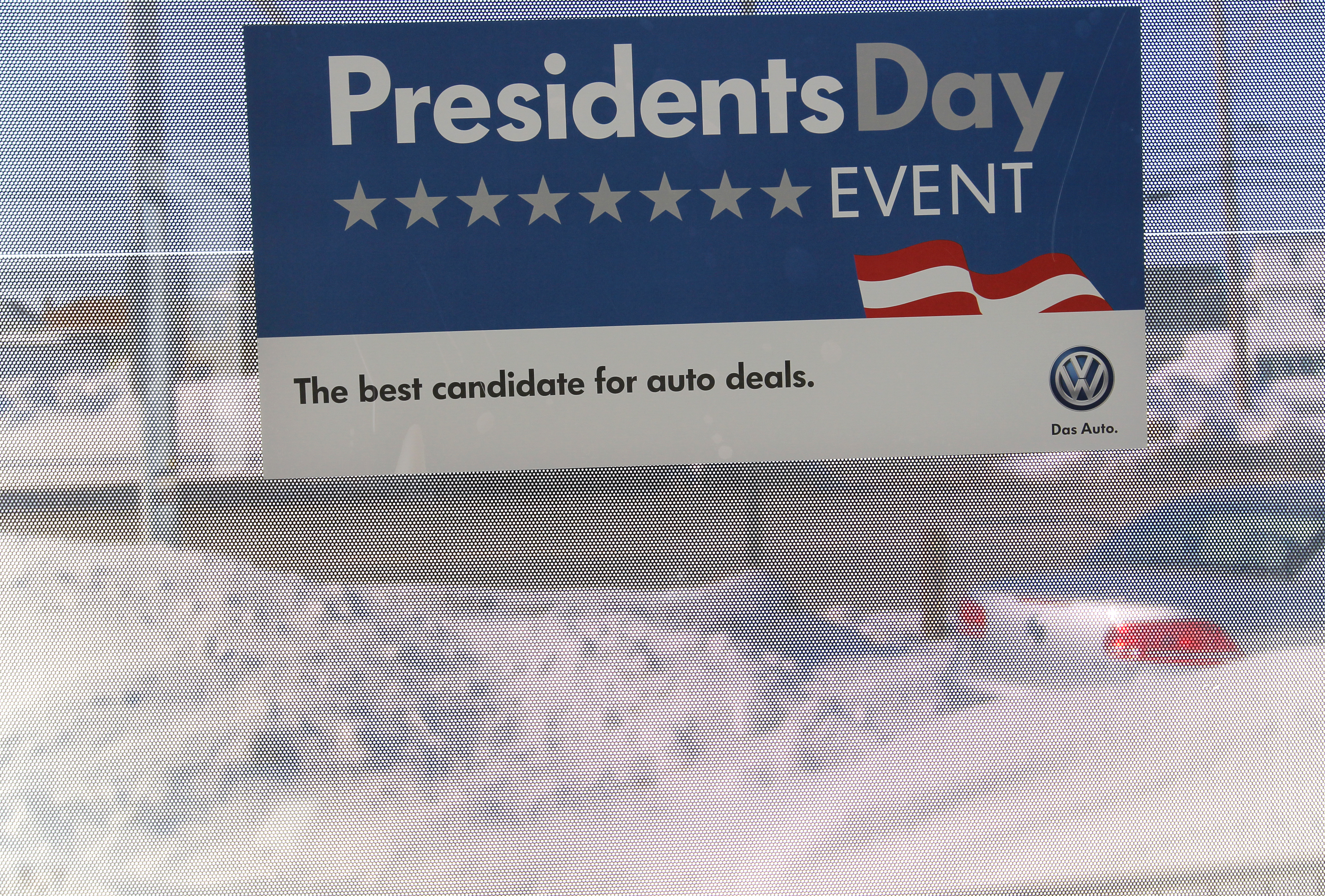 Colonial Volkswagen in Medford is still advertising its holiday sale event.