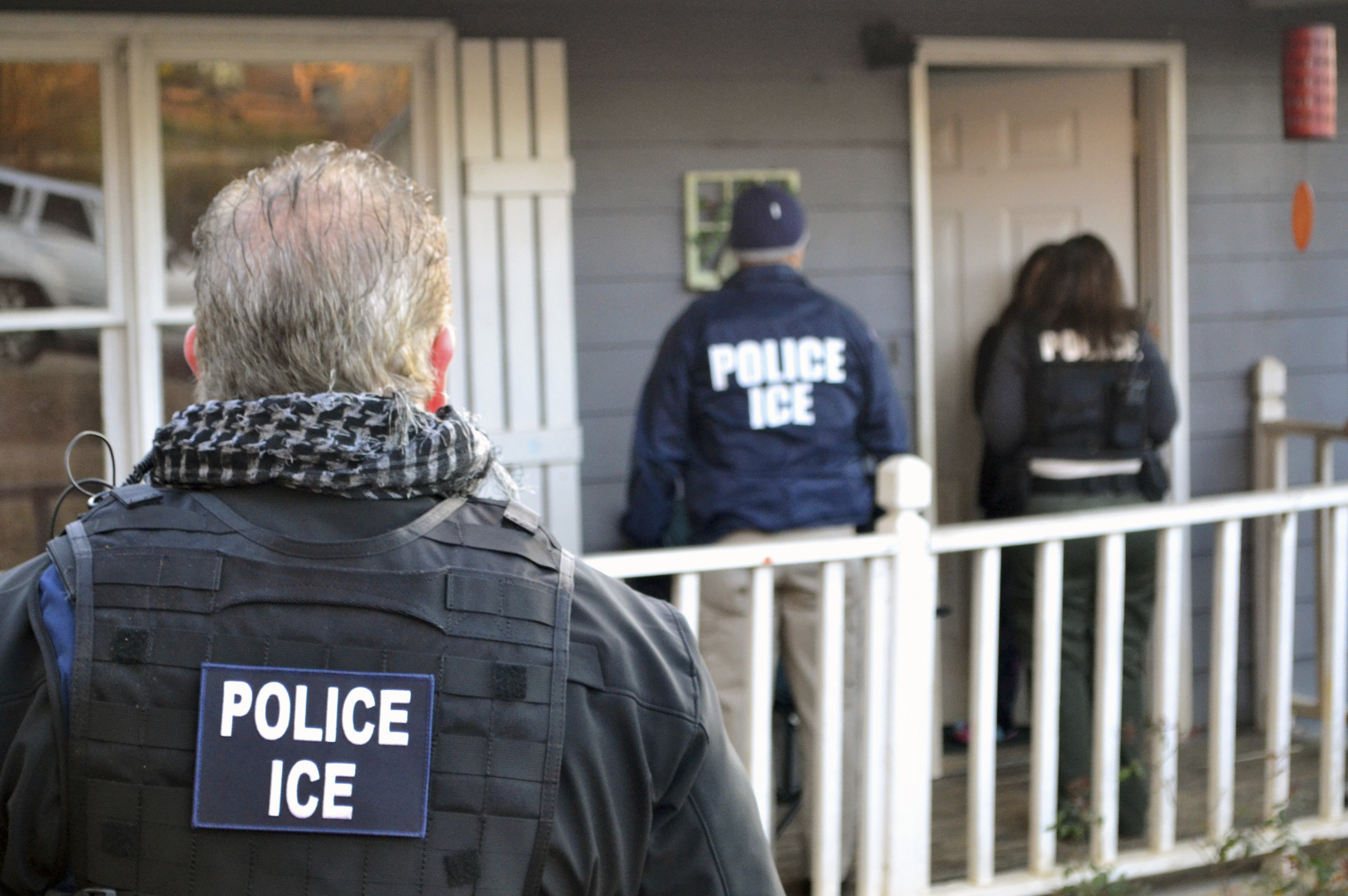 Immigration and Customs Enforcement agents in Atlanta raided a home earlier this month.