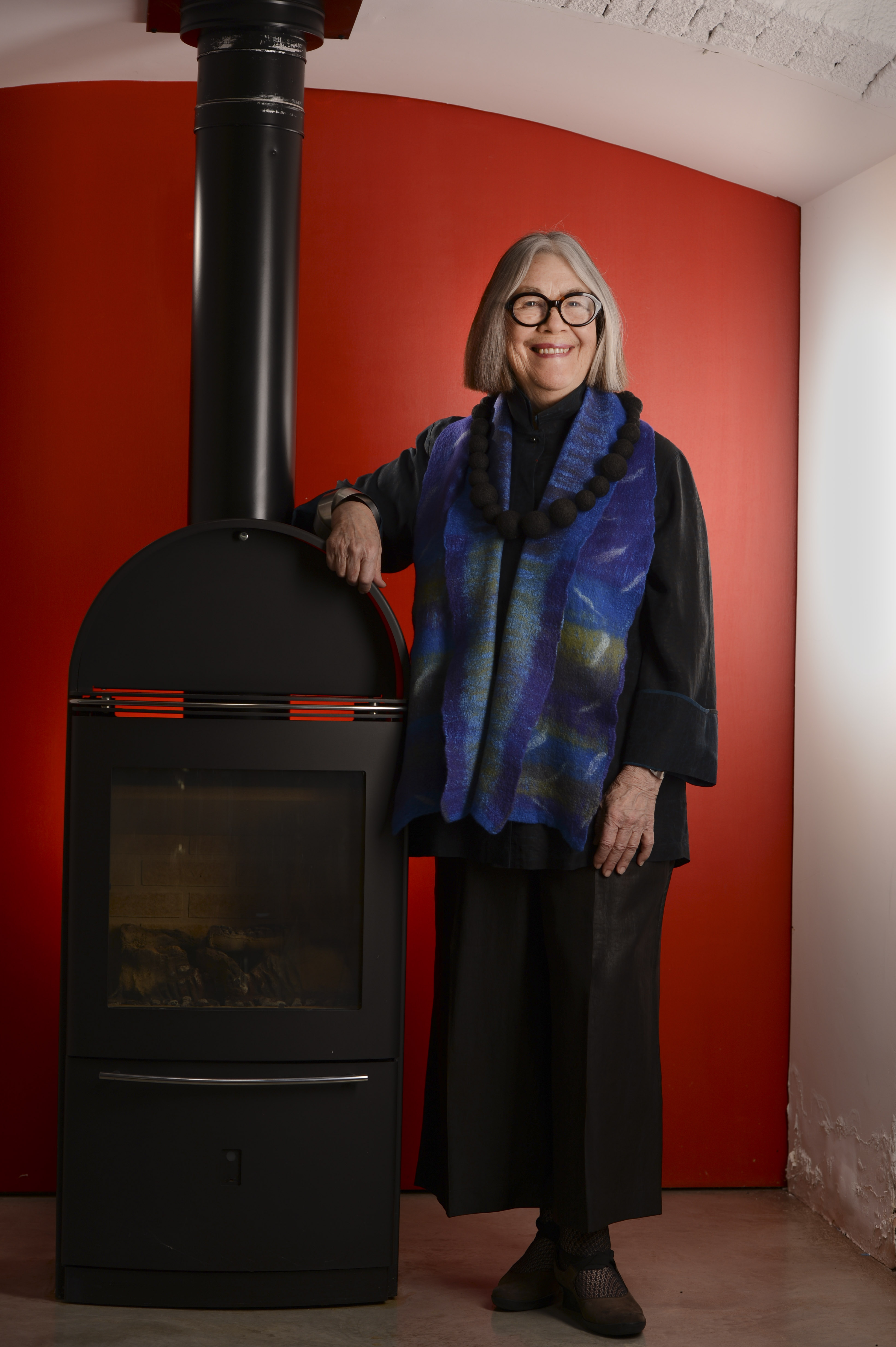 Adele Naude Santos at her Somerville home.
