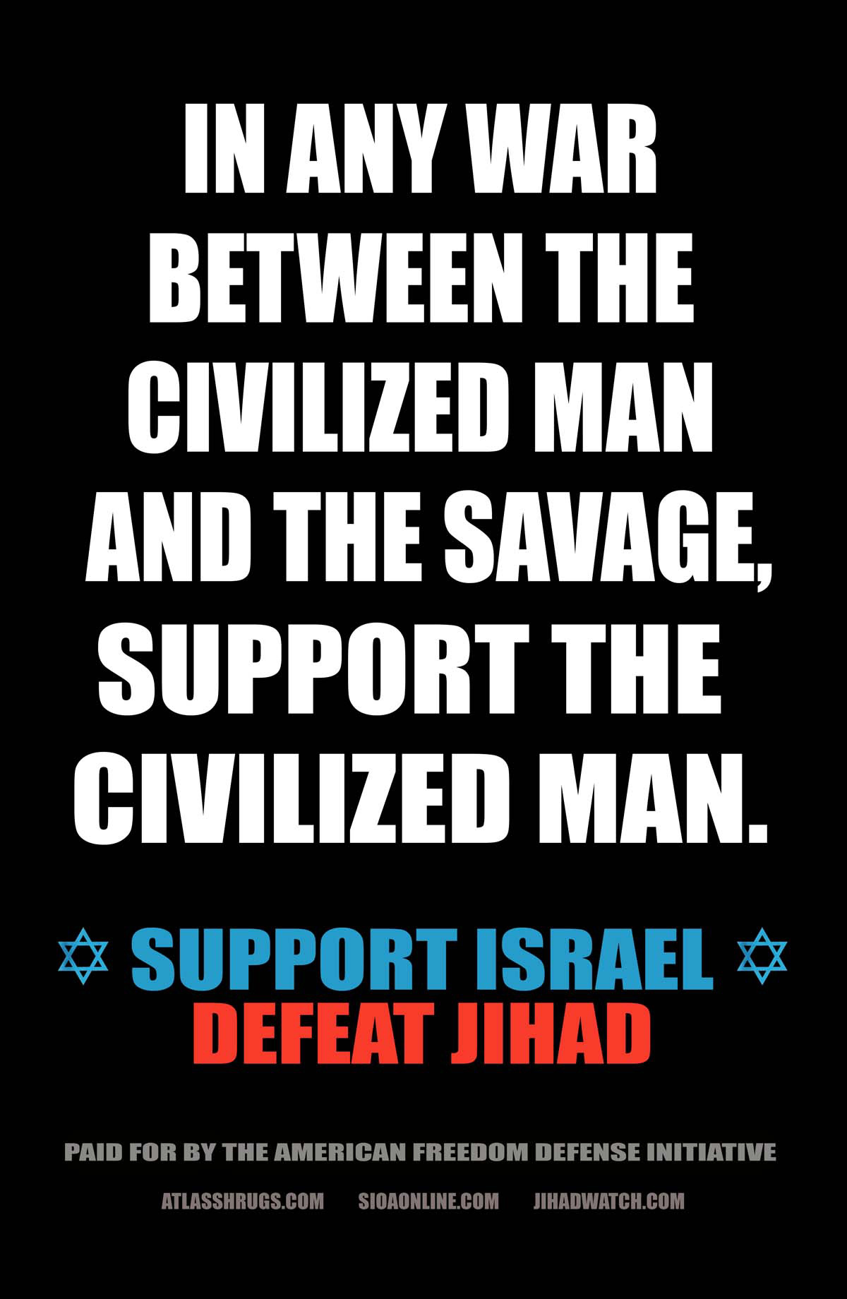 An ad funded by American Freedom Defense Initiative, based in New York, was the focus of a previous dispute with MBTA.