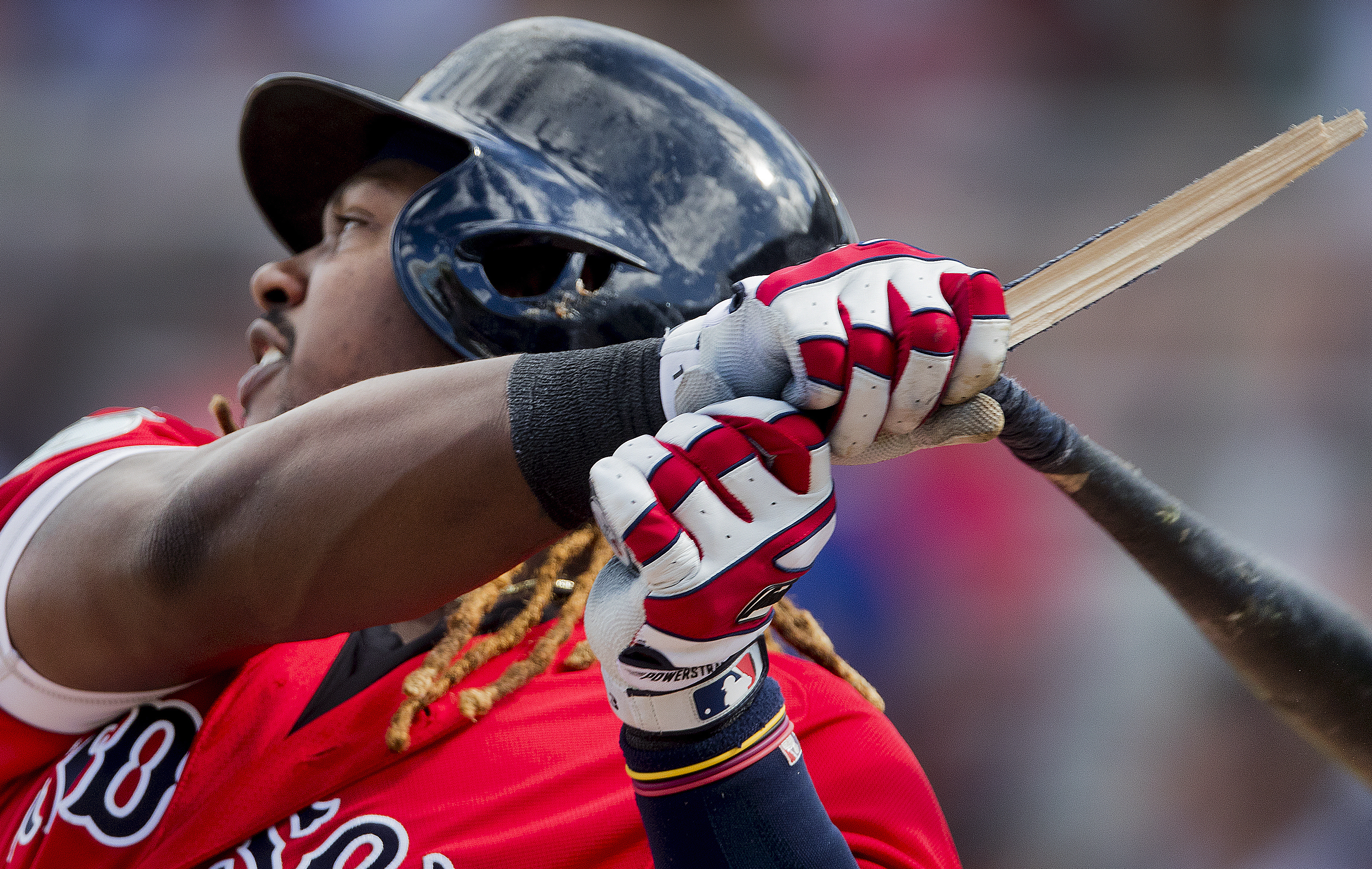 Hanley Ramirez’s bat broke against the Mets on Feb. 24.