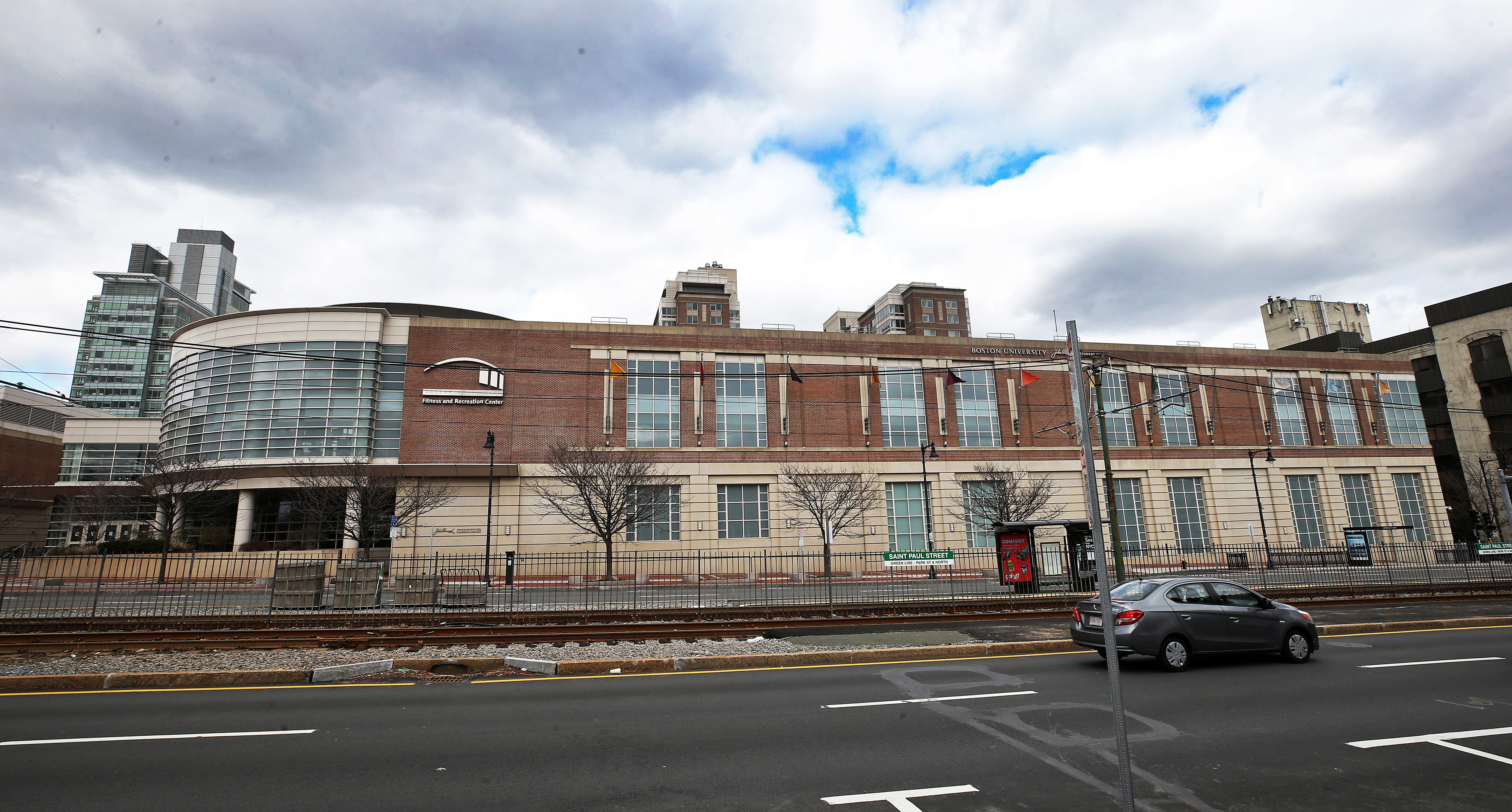 The Boston University Fitness and Recreation Center in reality.
