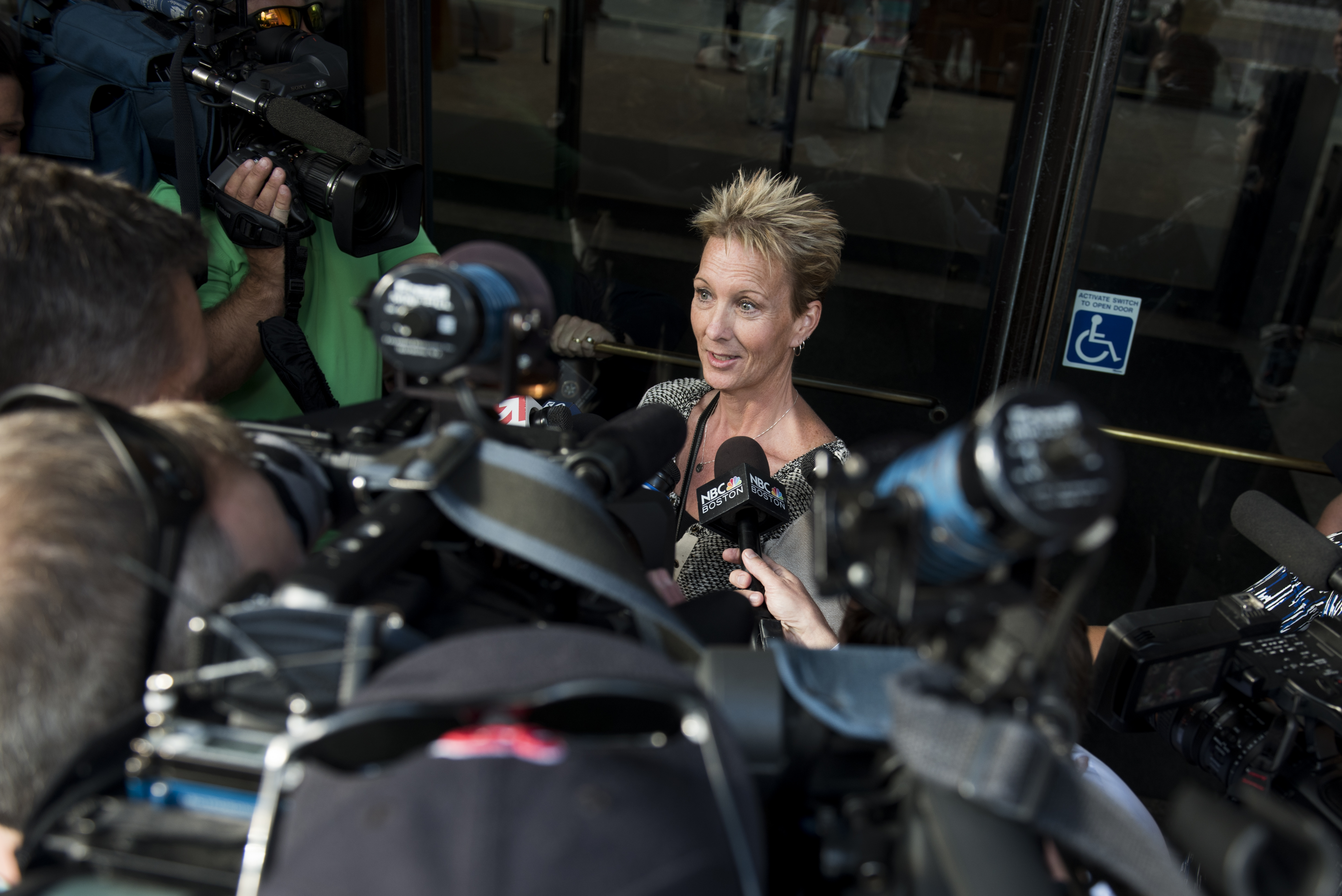 Robin Hannabass, a victim of the meningitis outbreak, spoke after Cadden’s sentencing.