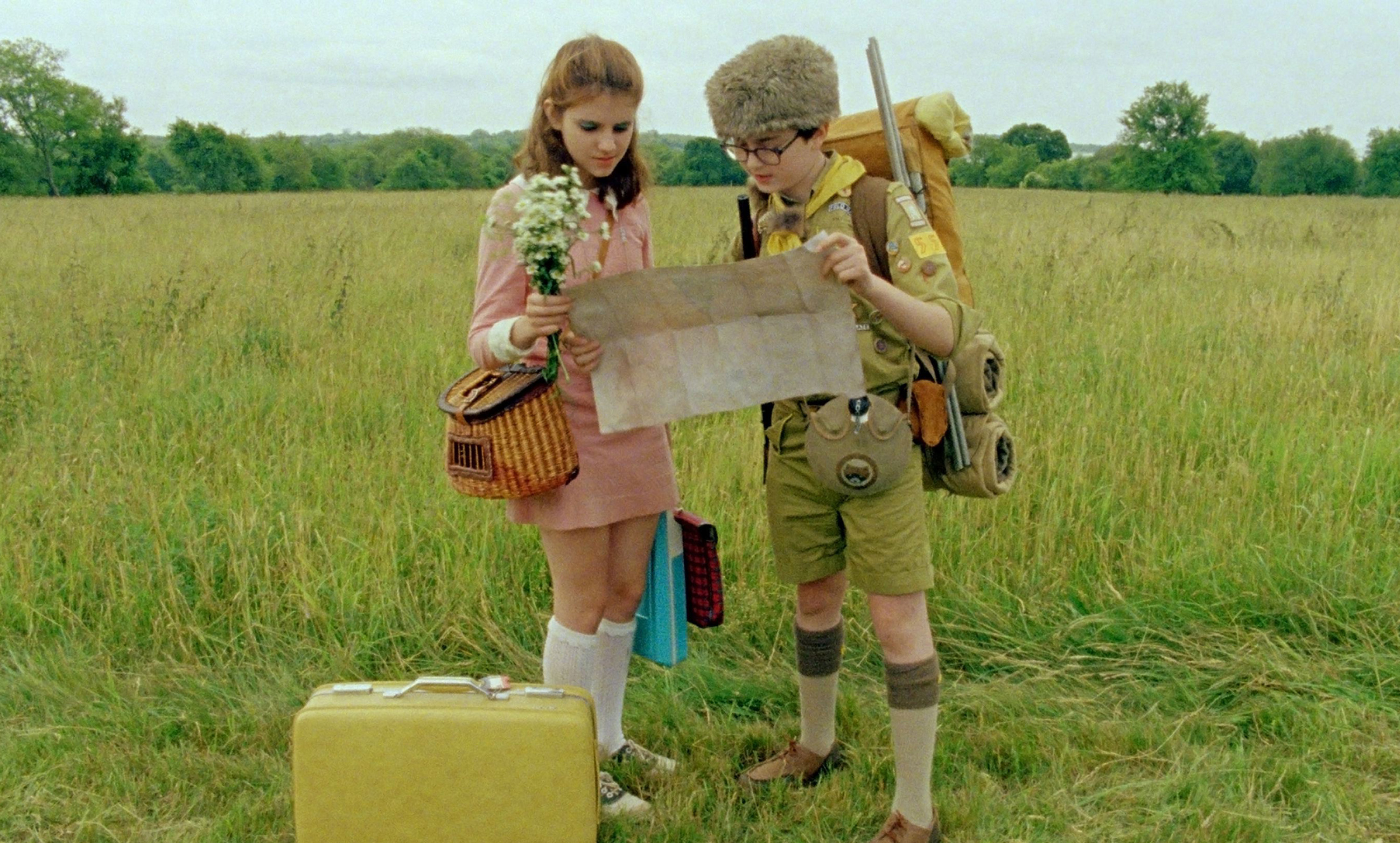 Kara Hayward and Jared Gilman in “Moonrise Kingdom.’’