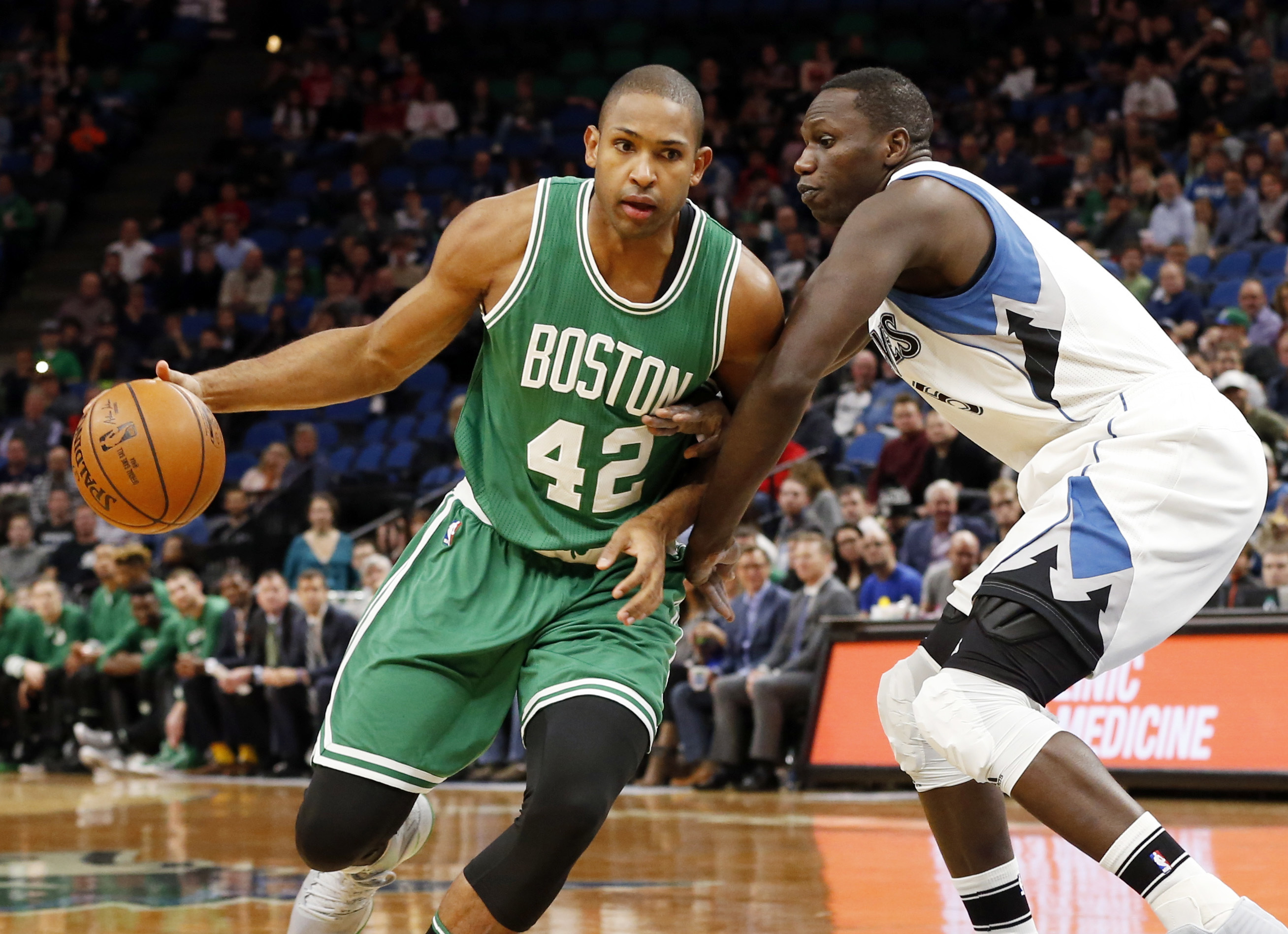 Al Horford played 36:06 on Monday night.