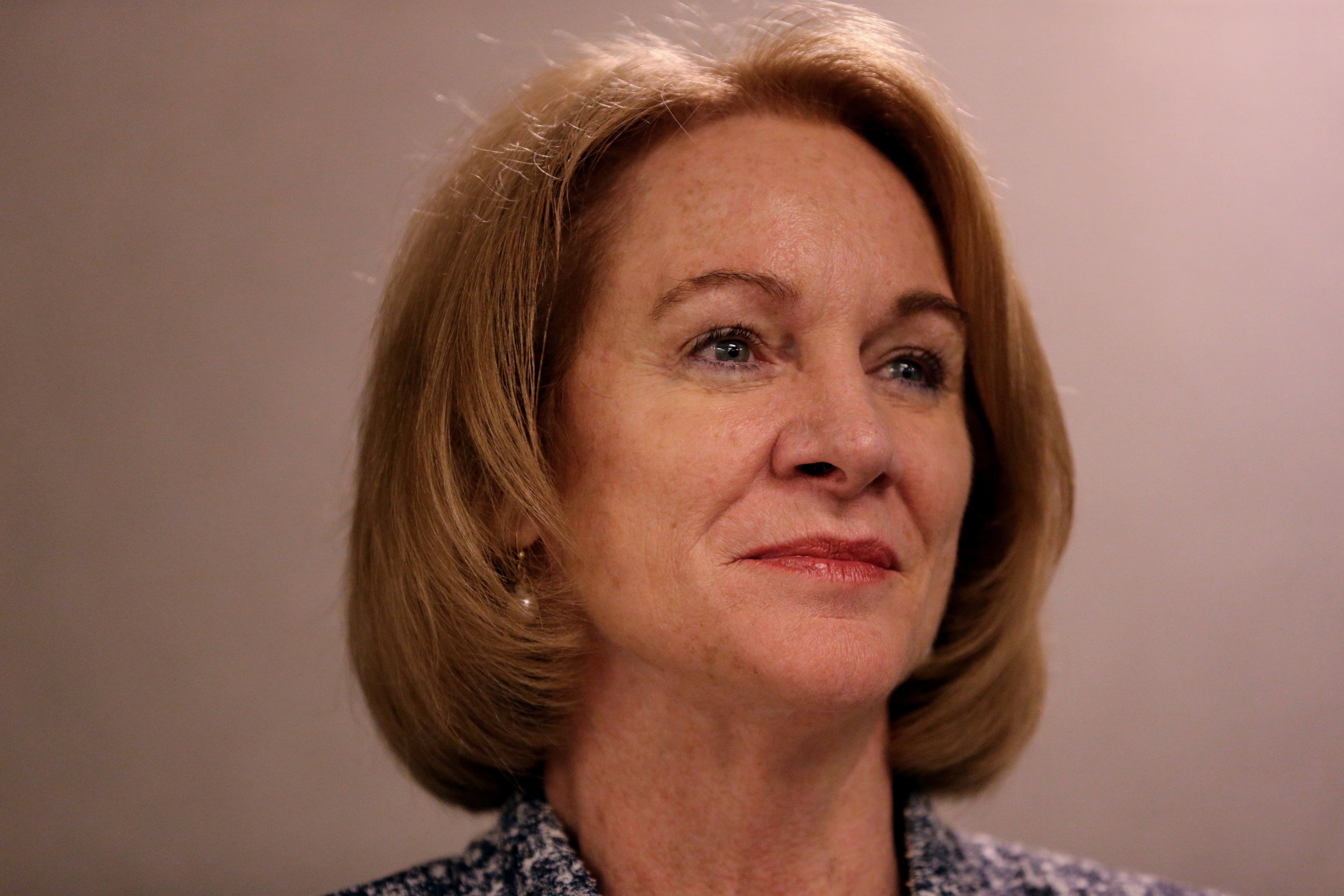 Seattle Mayor Jenny Durkan during panel discussion on housing at the United States Conference of Mayors 86th Annual Meeting at Marriott Copley Place.