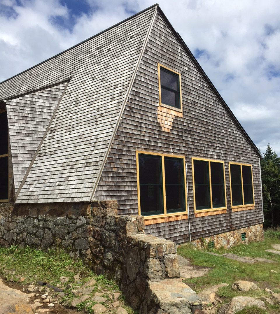 Mizpah Spring Hut in New Hampshire is nearly 4,000 feet above sea level.