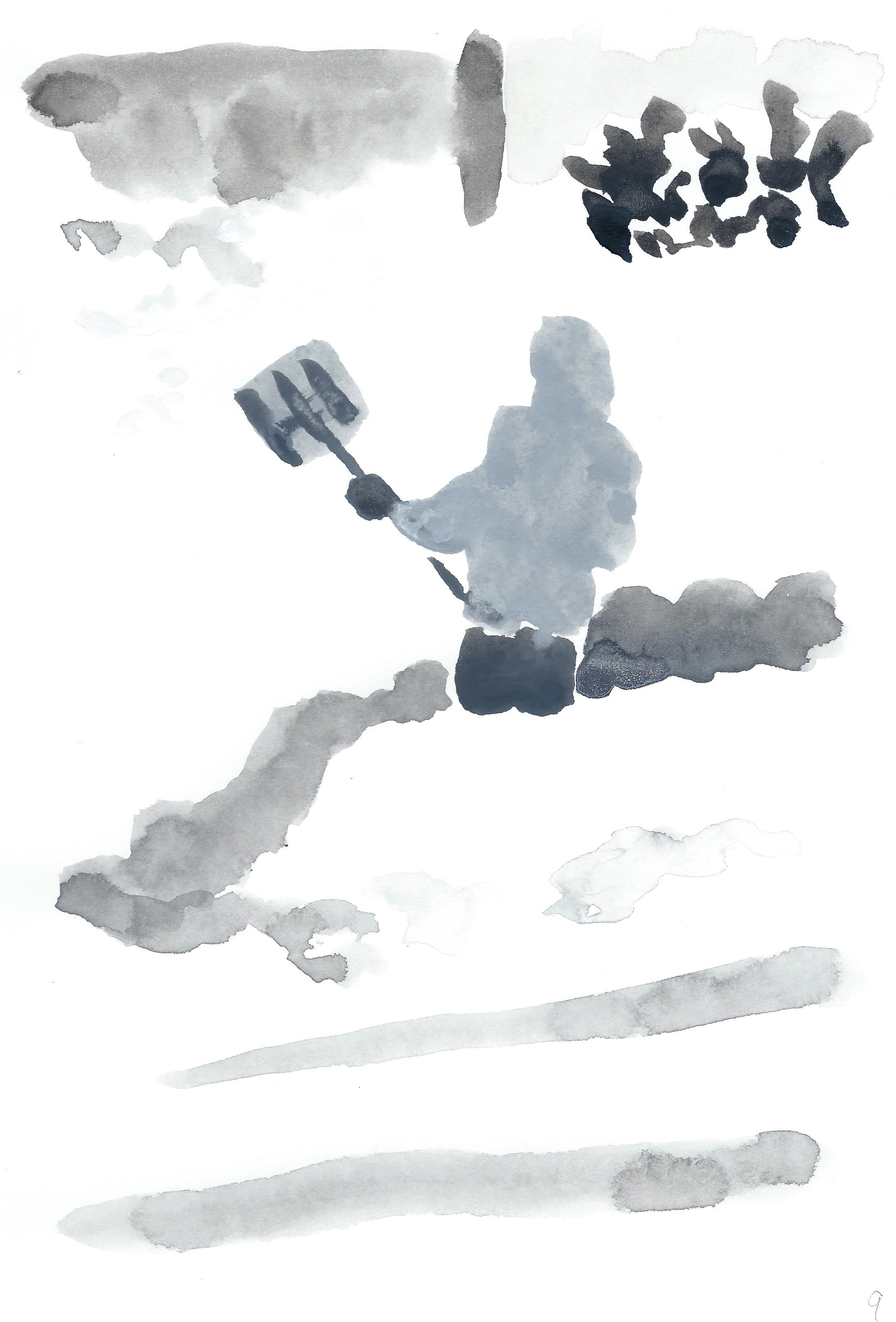 Franklin Einspruch’s "Snow Throw."