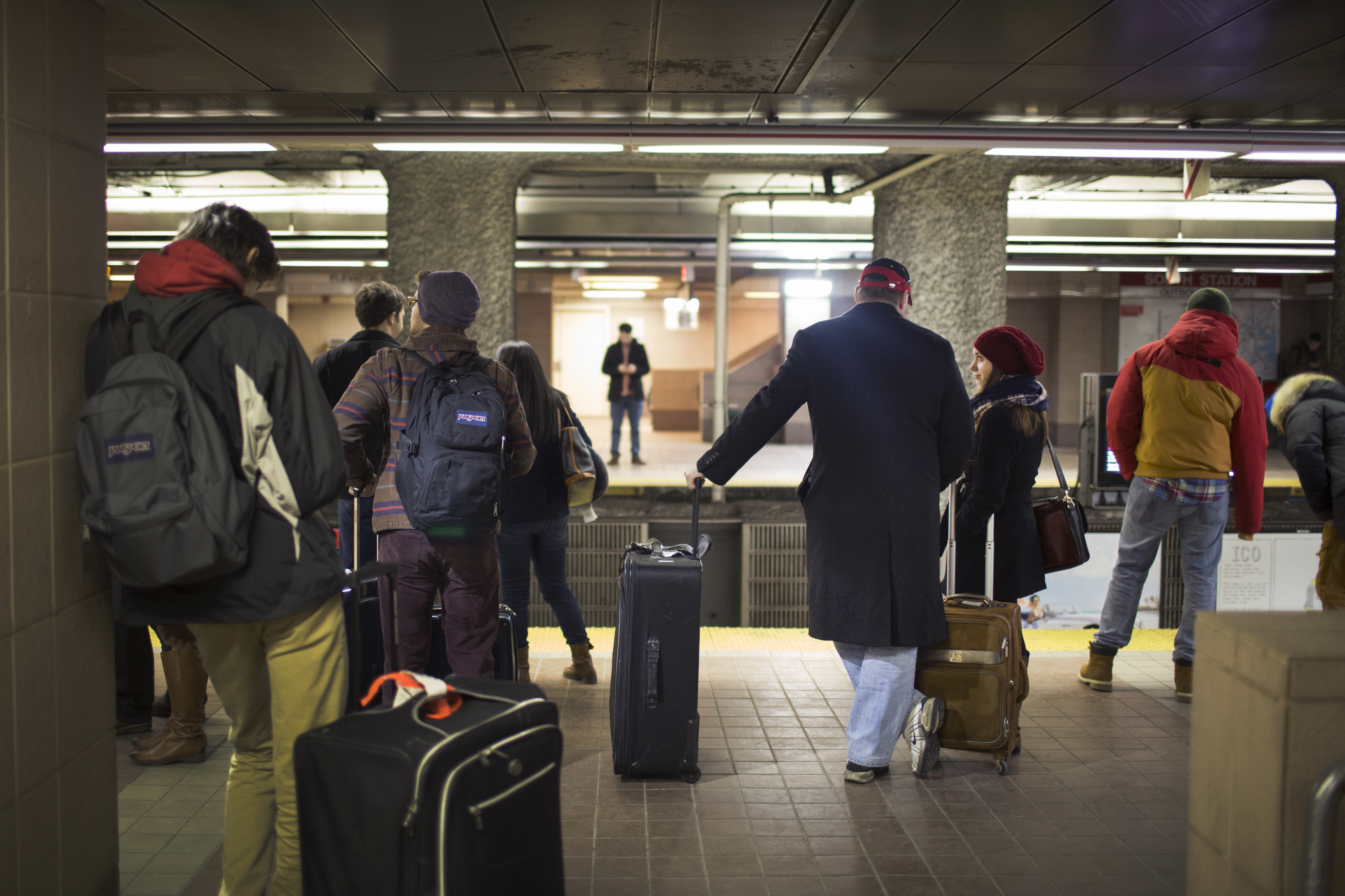 The Red Line — including South Station — sees heavy use.