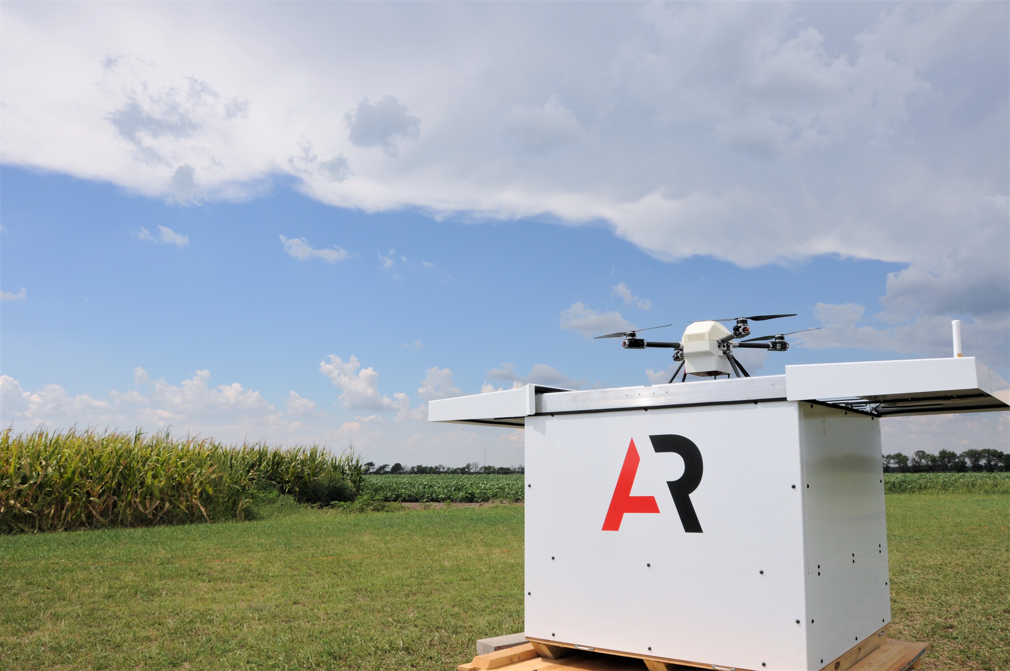 Marlborough startup American Robotics makes a self-operating drone system that can conduct inspections of agricultural land.